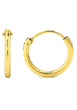 Firetti Paar Creolen »Schmuck Geschenk, 1,3 mm breit«, Made in Germany