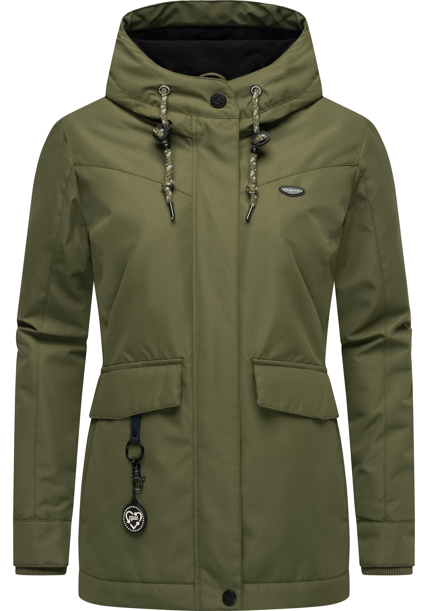 Ragwear Winterjacke »Jazmin Remake II Intl.«, mit Kapuze, wasserdichte Outdoorjacke mit Kapuze