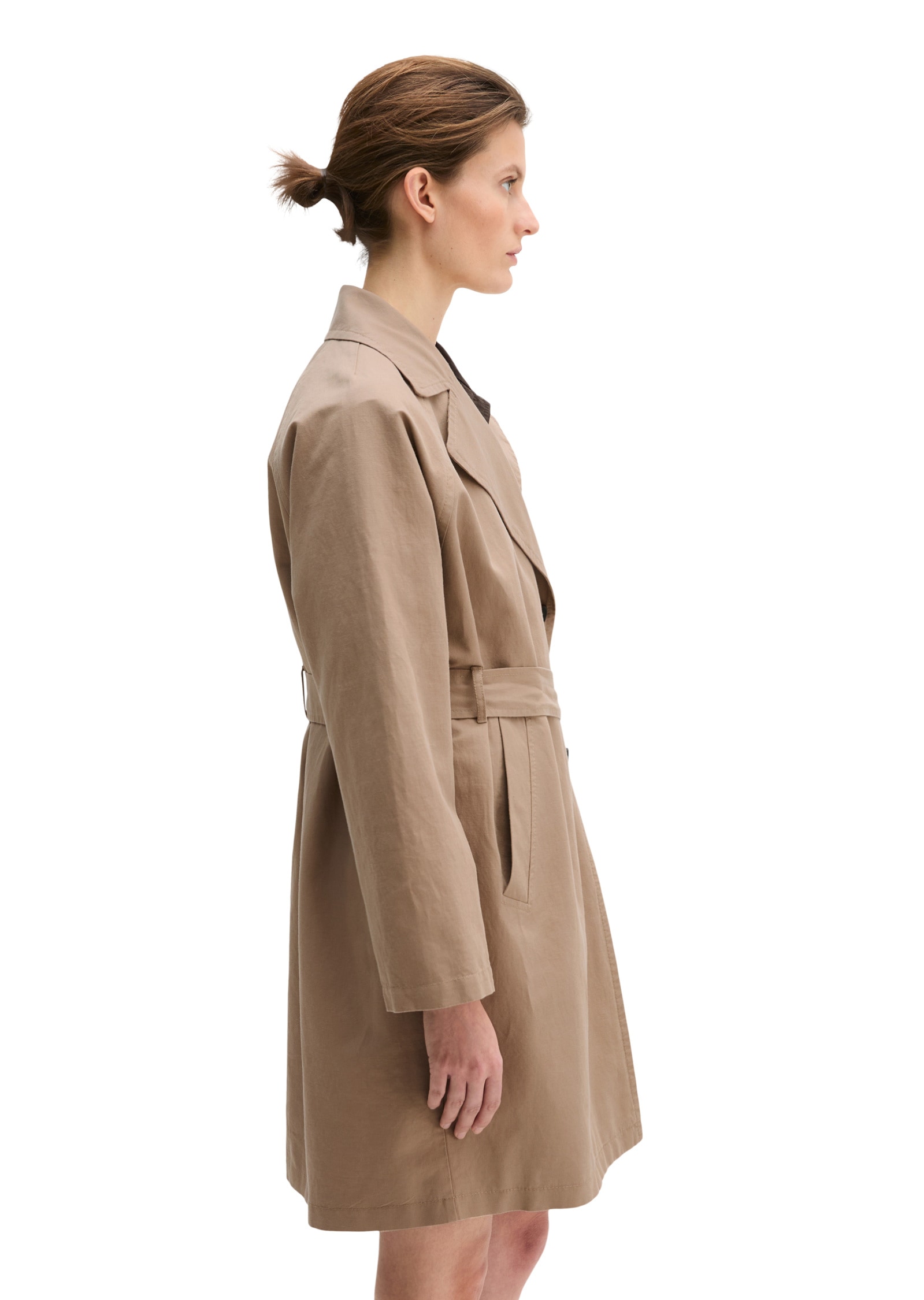 Marc O'Polo Trenchcoat »in lässigem Baumwoll-Crinkle-Mix«