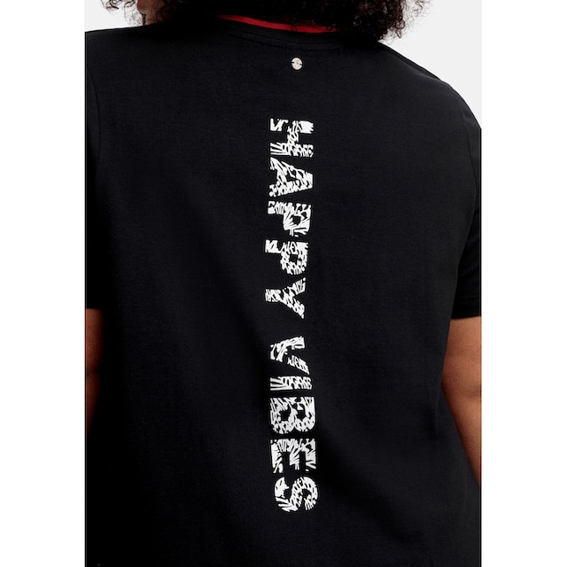 Sheego T-Shirt »Große Größen«, mit Statementprint auf dem Rücken bestellen  | BAUR