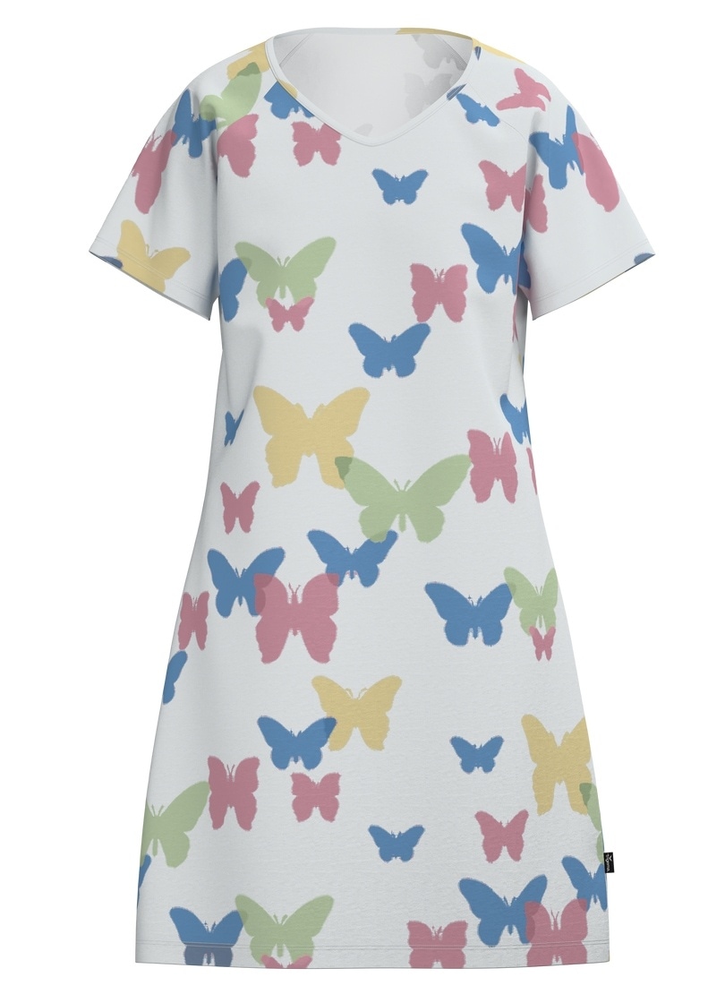 Trigema Nachthemd »TRIGEMA Nachthemd mit Allover-Druck "Schmetterlinge"« 1 tlg.