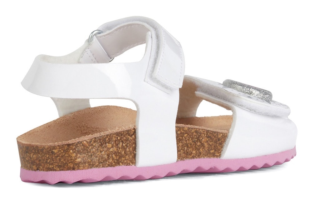 Geox Sandale »Blinkschuh J ADRIEL GIRL«, mit blinkender Glitzer-Bubble