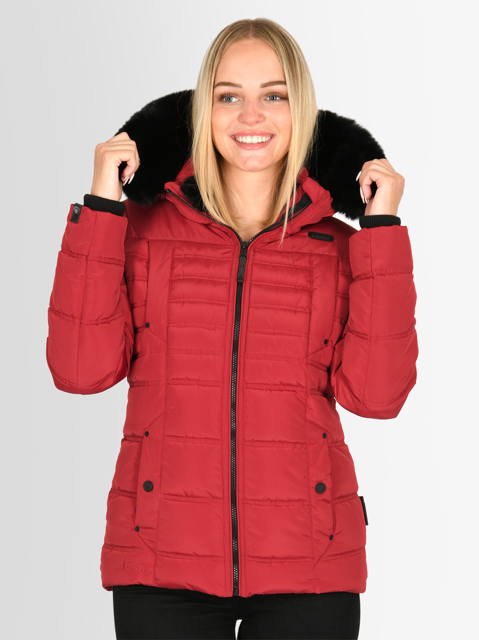 Navahoo Winterjacke »Lissandra«, mit hochwertigem Steppdesign