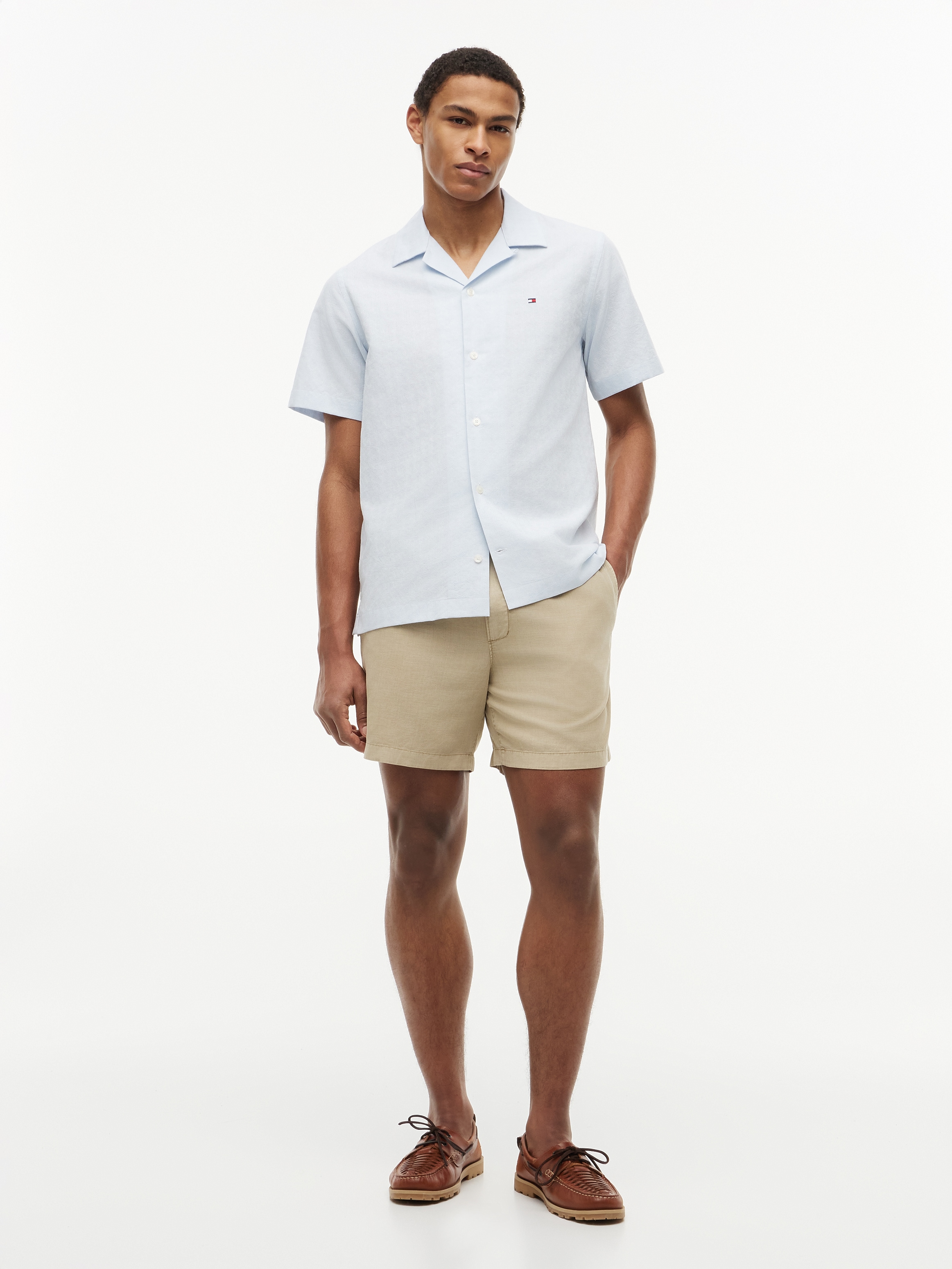 Tommy Hilfiger Shorts »DOVER 6" PO CO LYOCELL GMD«  gewaschen, mit 15 cm Schrittlänge elastischer Bund