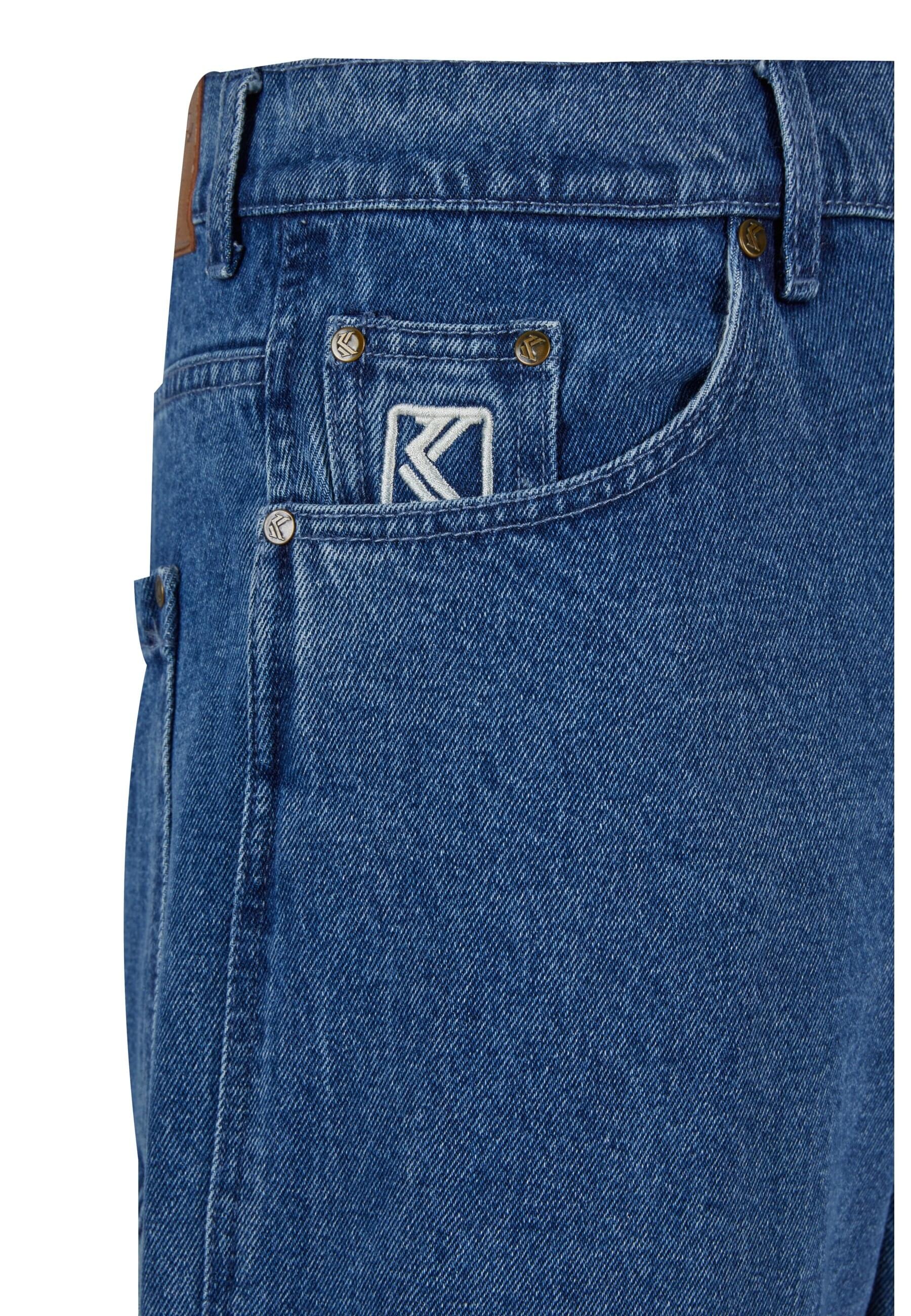 Thumbnail - Karl Kani Bequeme Jeans "Karl Kani Karl Kani OG Washed Denim Carpenter Pants"