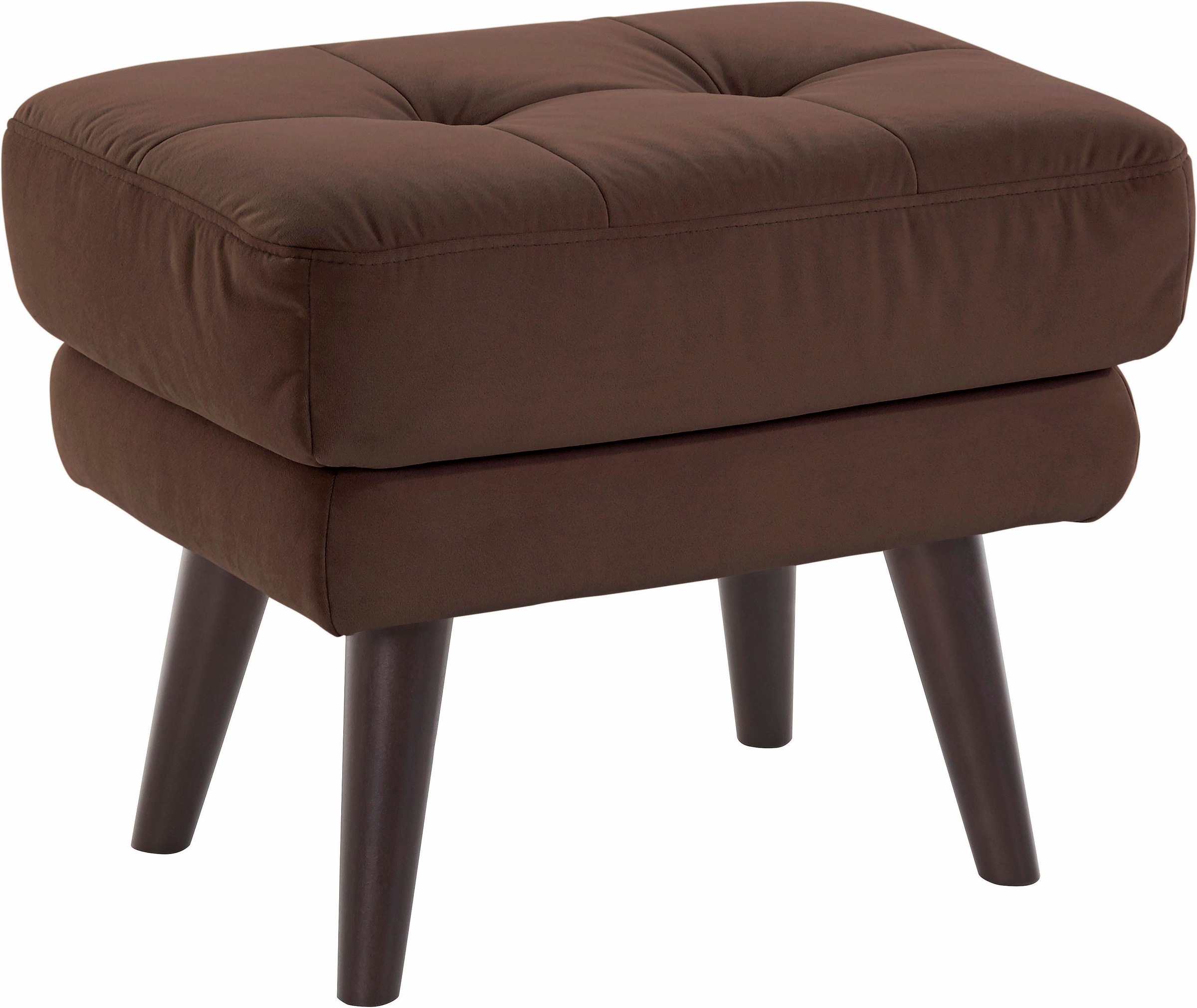 Home affaire Hocker "Hemmink" mit Knopfheftung günstig online kaufen