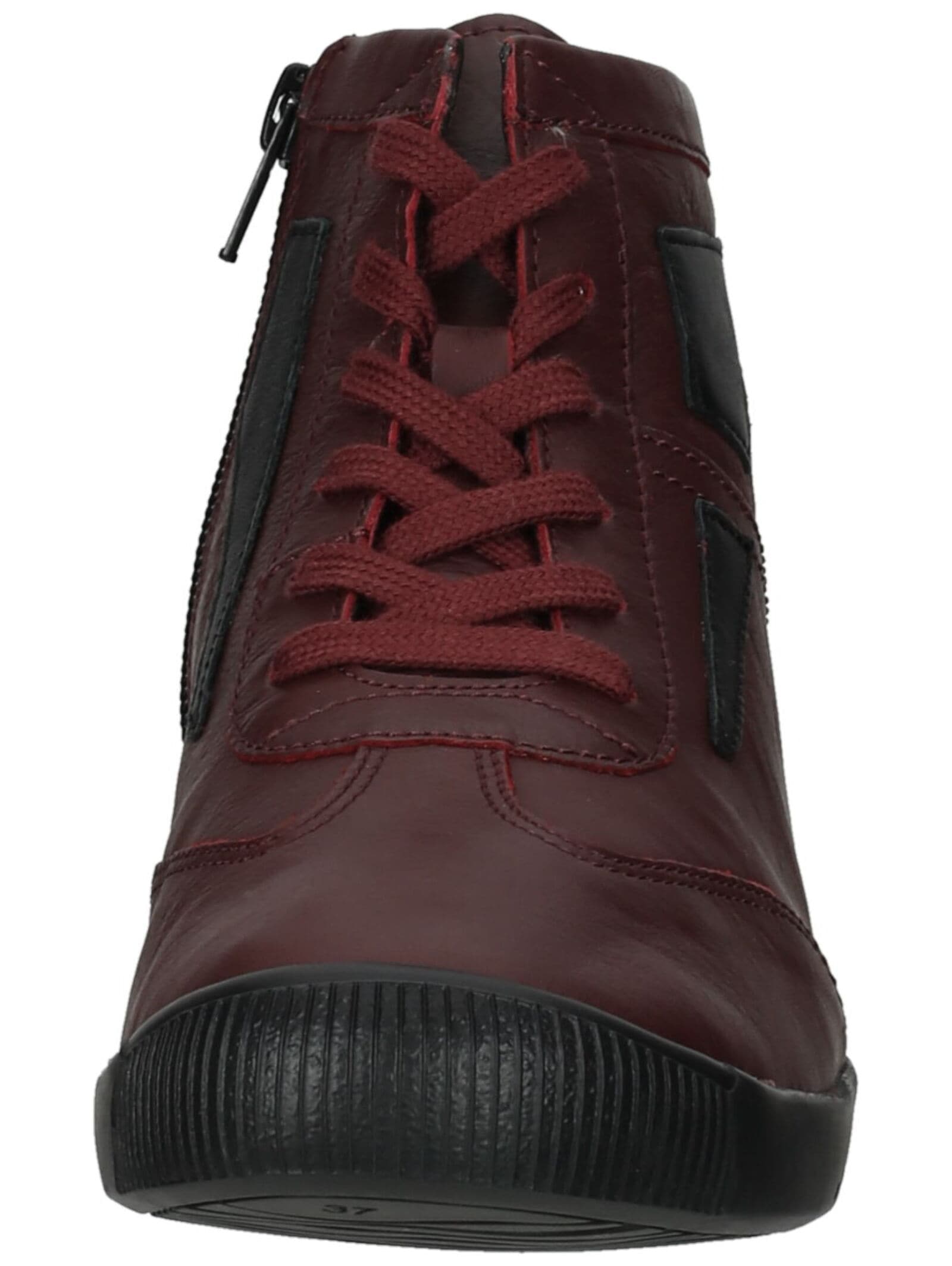 softinos Schnürstiefelette »softinos Stiefelette Leder«