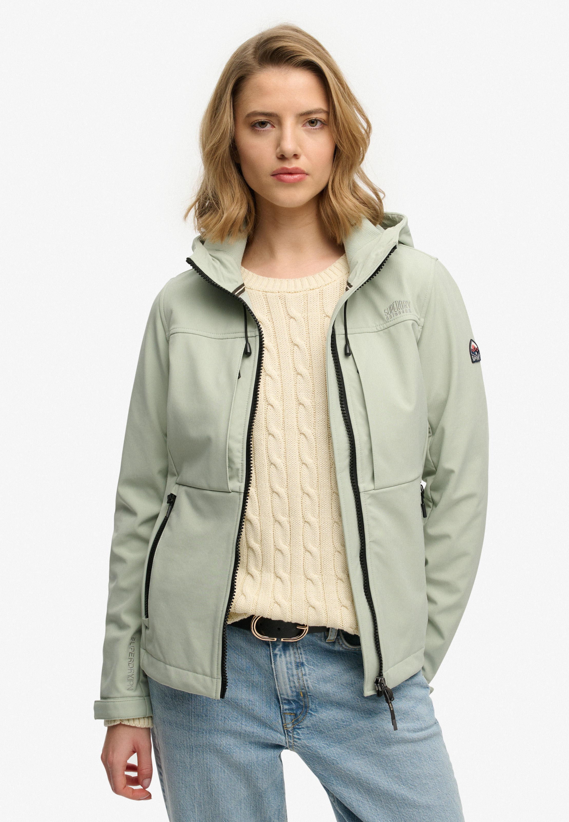 Superdry Classic Trekker Jacket Aqua Grey S 8