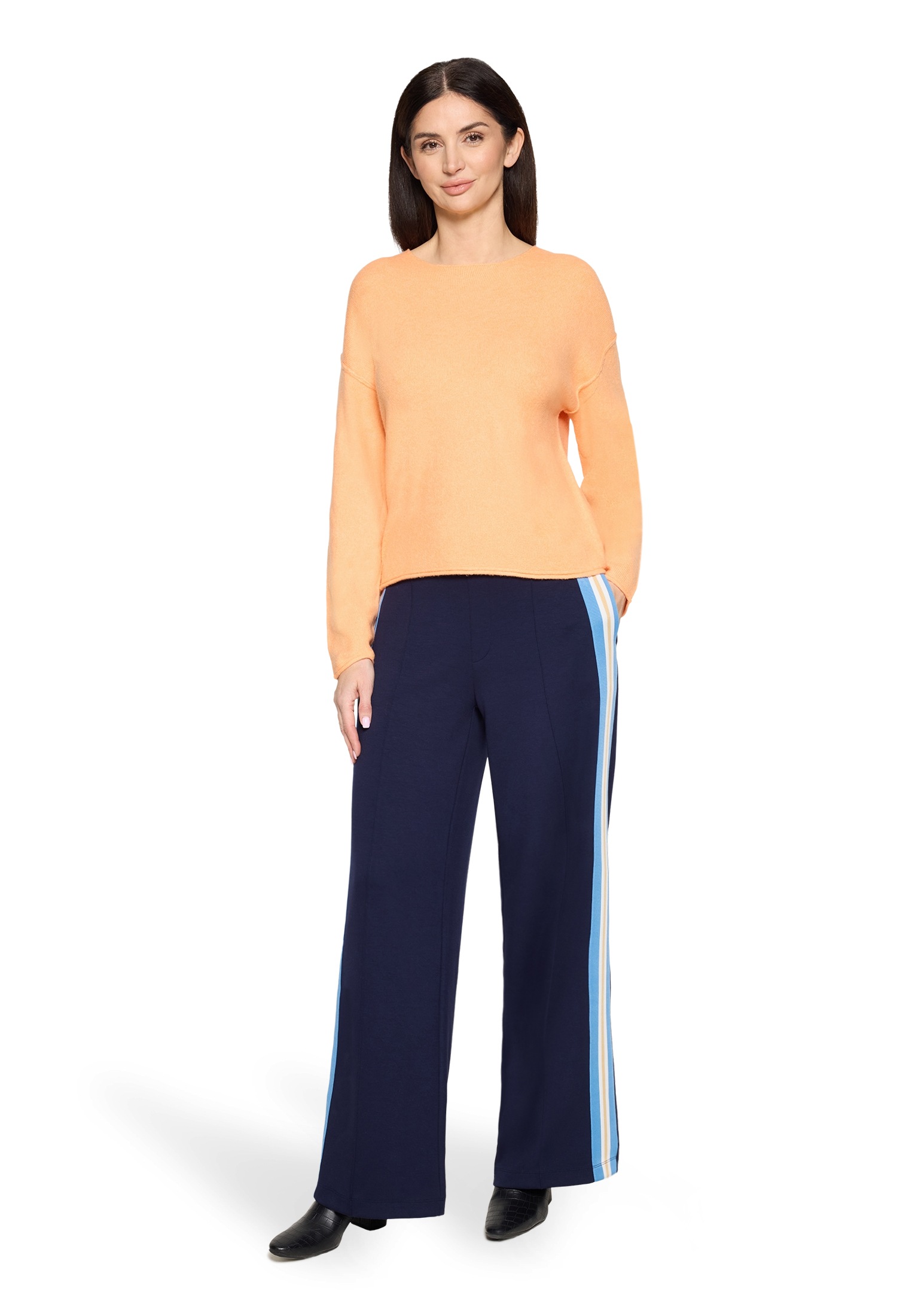 Cartoon Strickpullover »Damen mit Rundhalsausschnitt« 1 tlg.