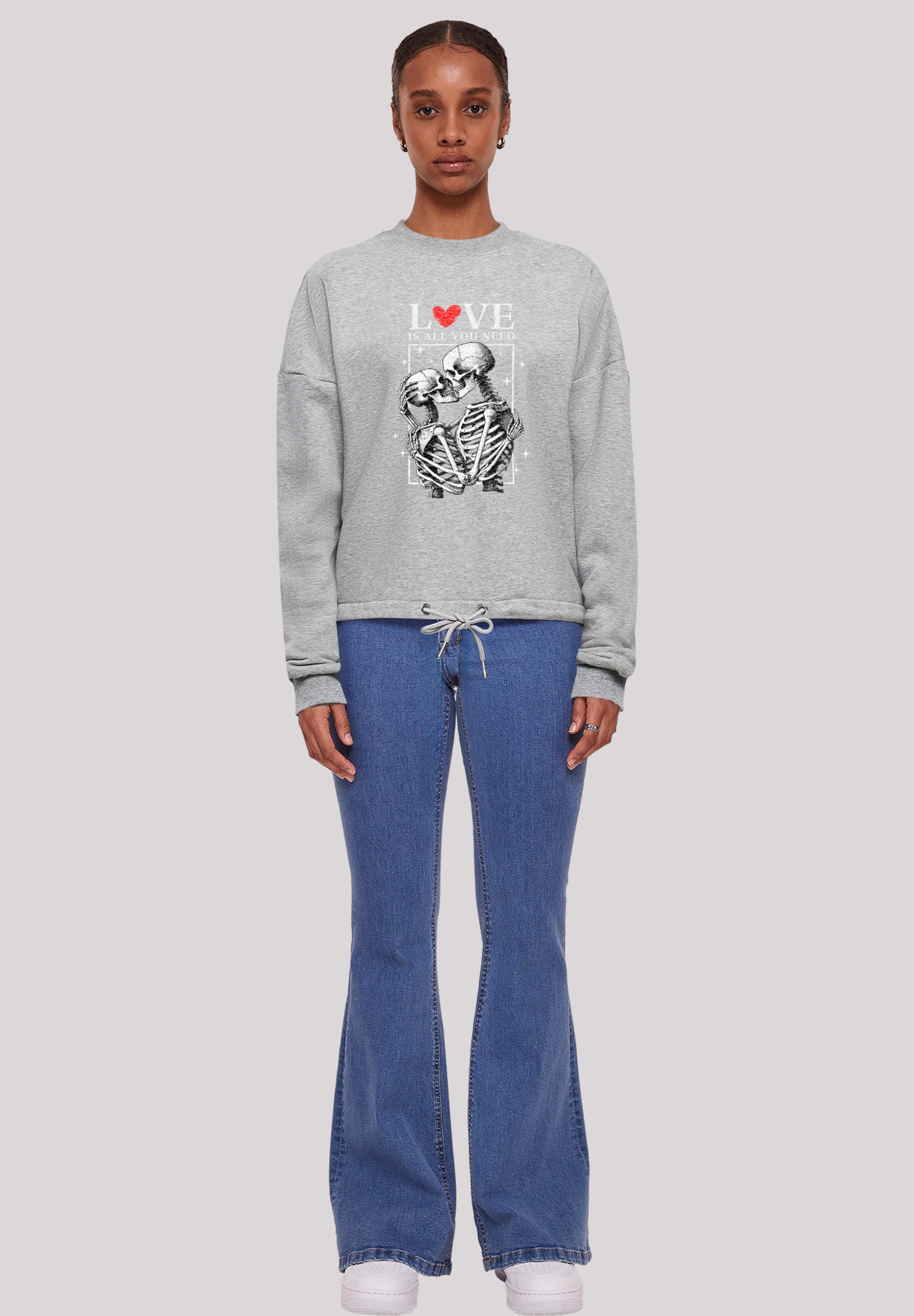 F4NT4STIC Sweatshirt »Love is all you need«, Premium Qualität
