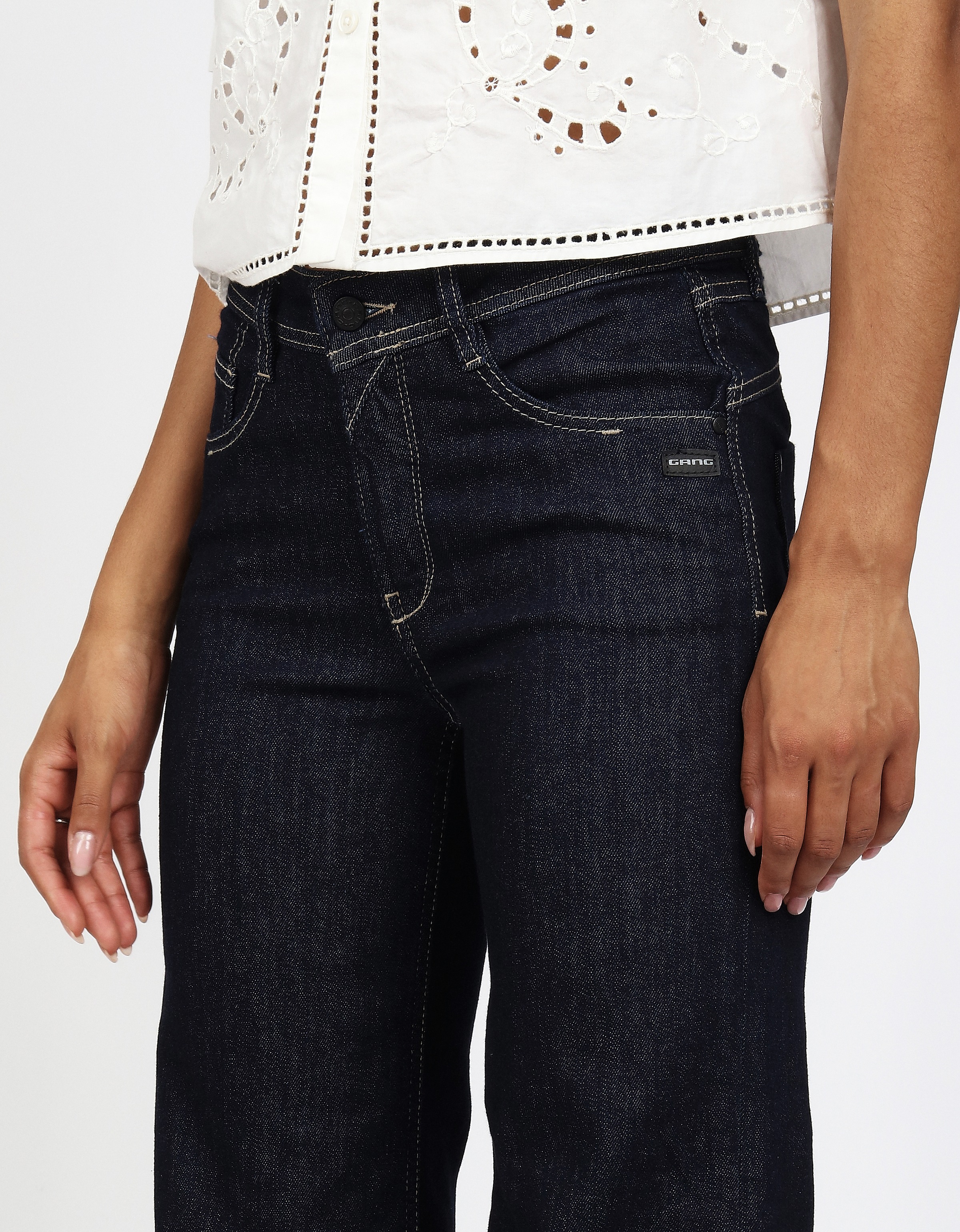 Thumbnail - GANG 5-Pocket-Jeans "94AMELIE WIDE LONG", Long = 4 cm länger