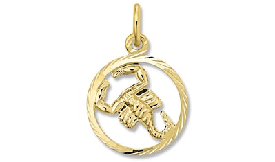 Black Friday ONE ELEMENT Sternzeichenanhänger »Skorpion Sternzeichen  Anhänger aus 333 Gelbgold«, Damen Gold Schmuck Skorpion | BAUR