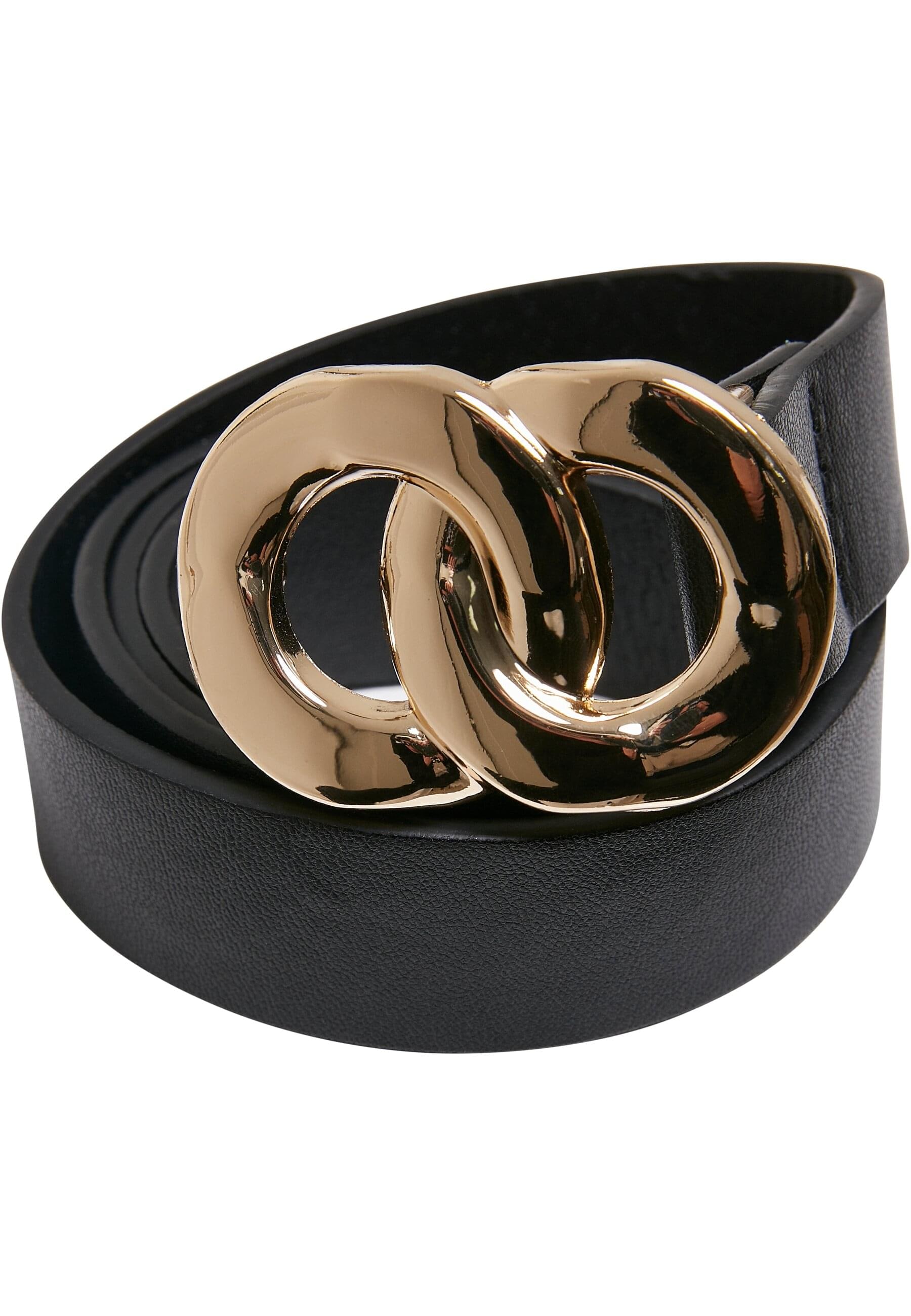 URBAN CLASSICS Hüftgürtel »Urban Classics Damen Synthetic Leather Chain Buckle Ladies Belt«