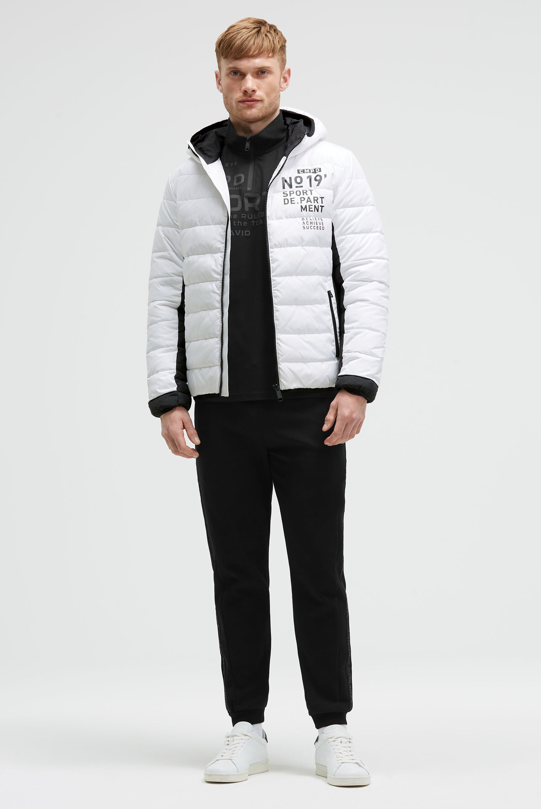 Thumbnail - CAMP DAVID Outdoorjacke mit Kapuze mit Elastikbündchen