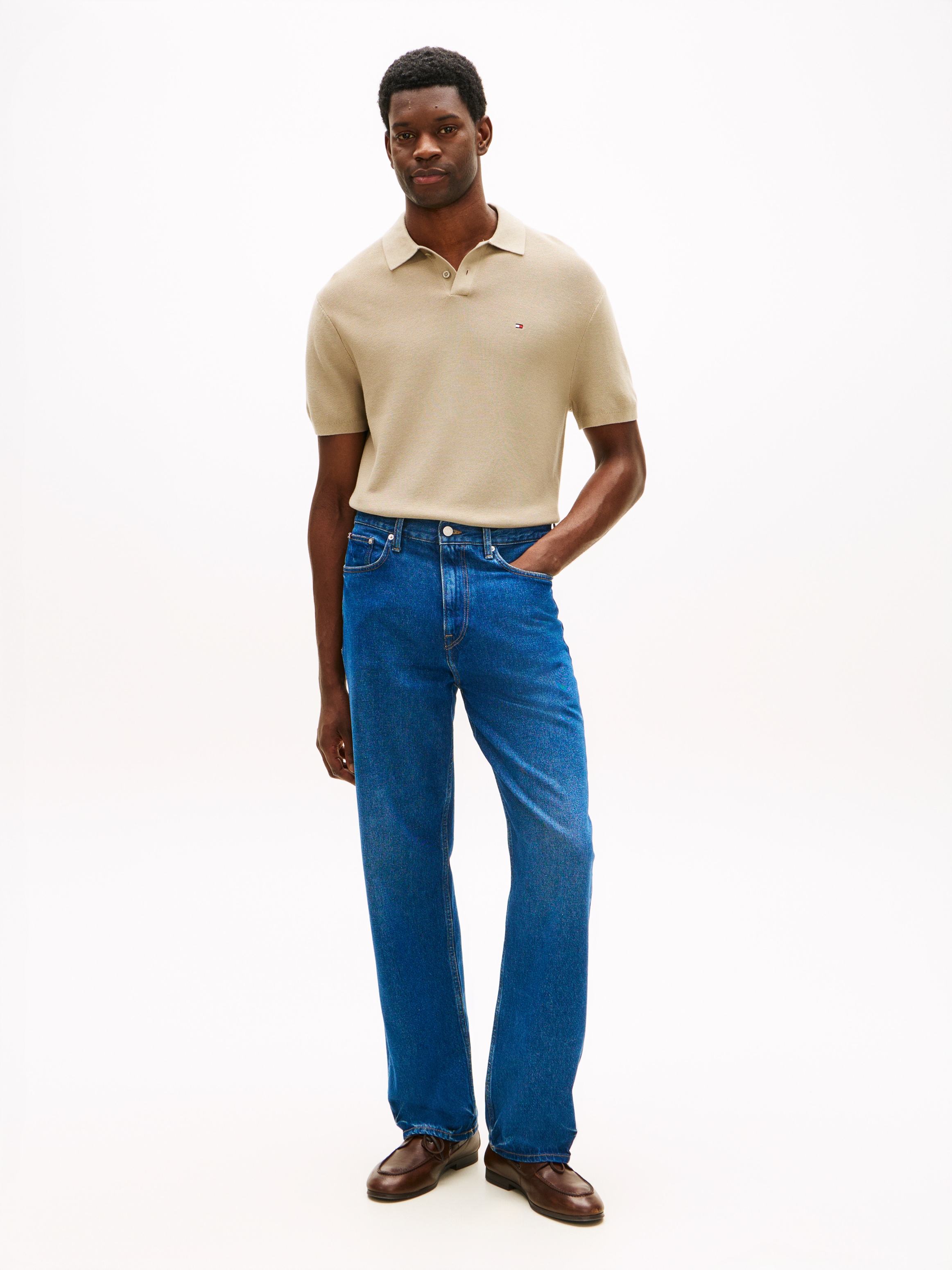 Tommy Hilfiger Polokragenpullover »COOL TOUCH STRUCTURE« Regular fit mit Polokragen
