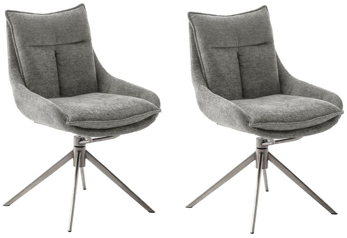 MCA furniture Esszimmerstuhl, Strukturstoff, (2er-Set), drehbar 360, Dreh- günstig online kaufen