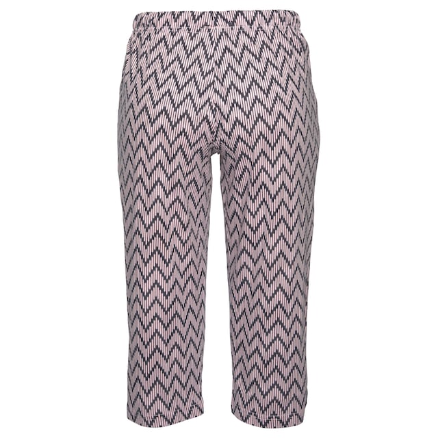 Vivance Dreams Capri-Pyjama, (2 tlg., 1 Stück), mit gemusterter Schlafhose  bestellen | BAUR