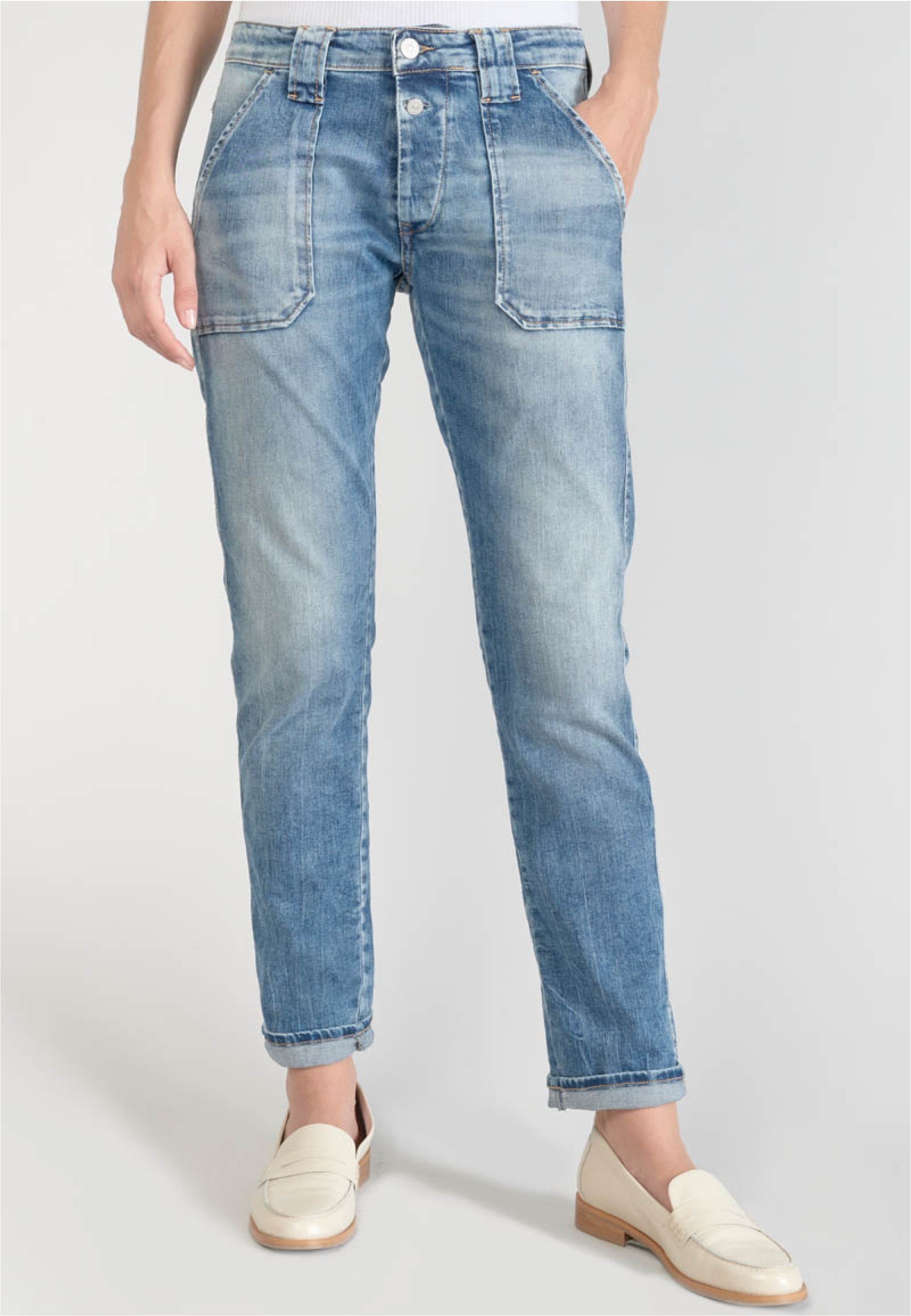 Le Temps Des Cerises Bequeme Jeans »200/43 Boyfit«, mit modischen Inlaid-Taschen