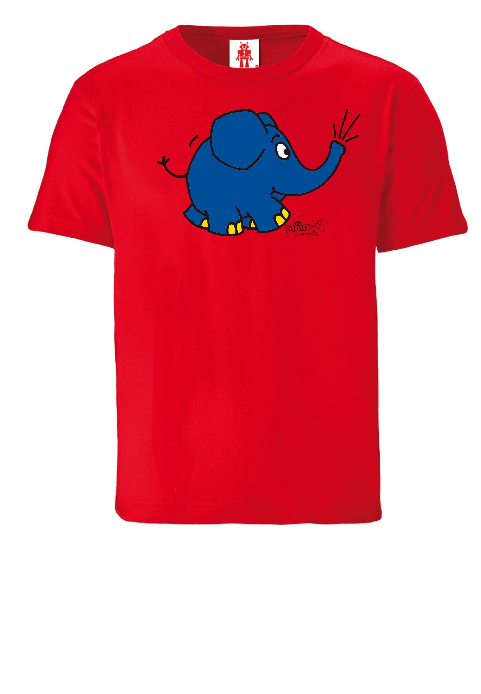 Thumbnail - LOGOSHIRT T-Shirt "Sendung mit der Maus - Elefant Törö" mit coolem Print