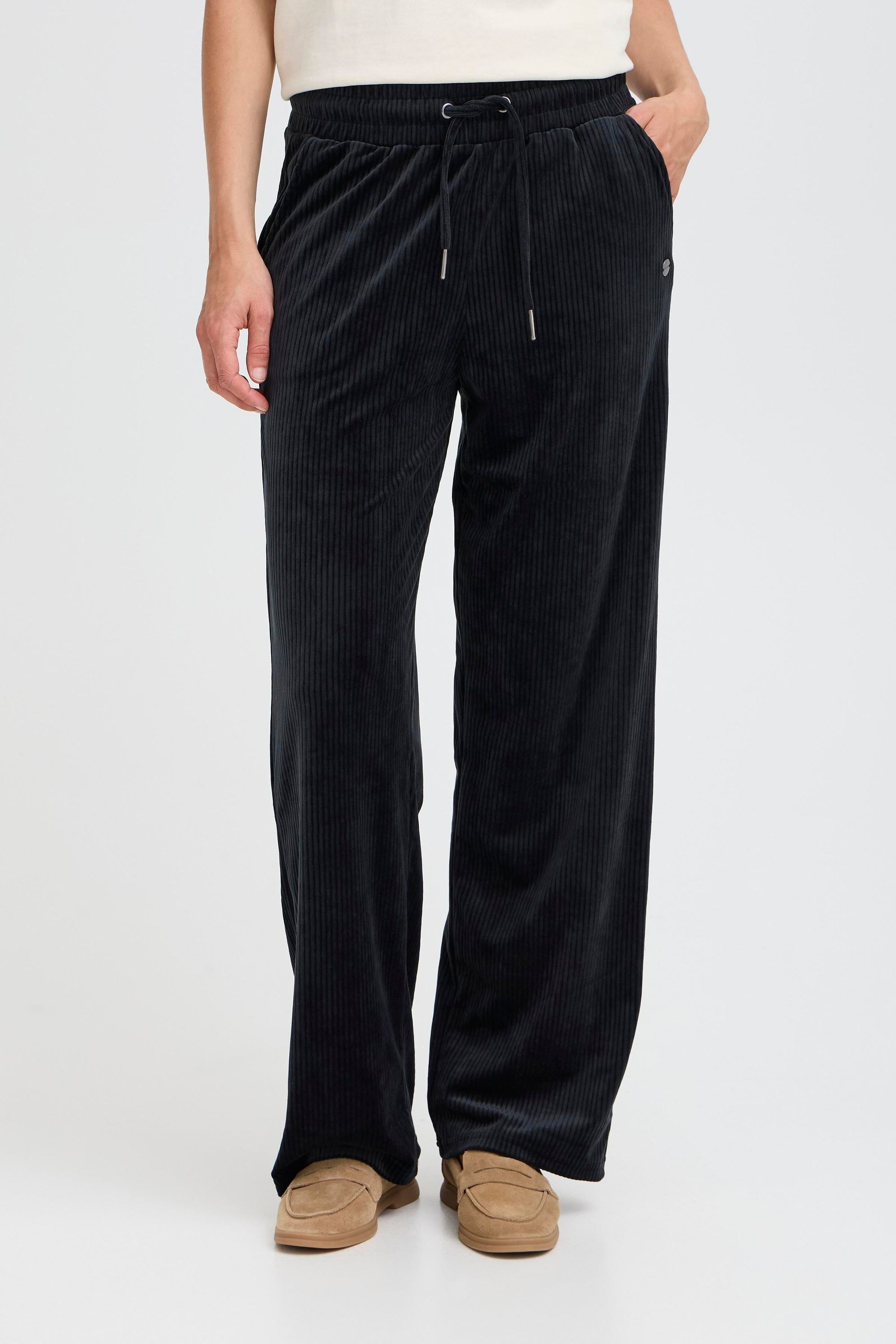OXMO Loungehose »Loungehose OXEBBA WIDE LEG«