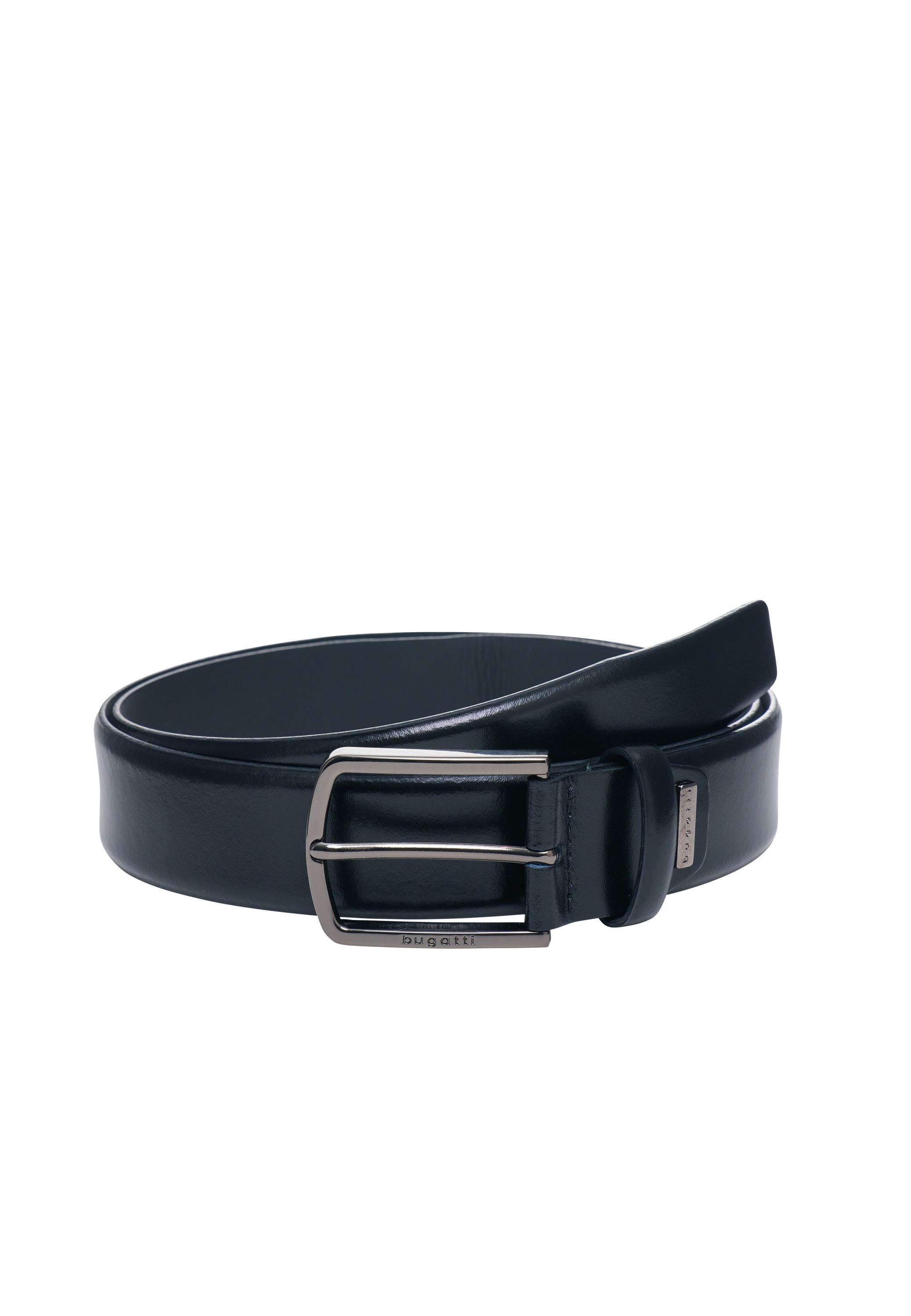 Ledergürtel BUGATTI "bugatti Herrengürtel 0299", Herren, Gr. 105, schwarz, Leder, Gürtel Ledergürtel