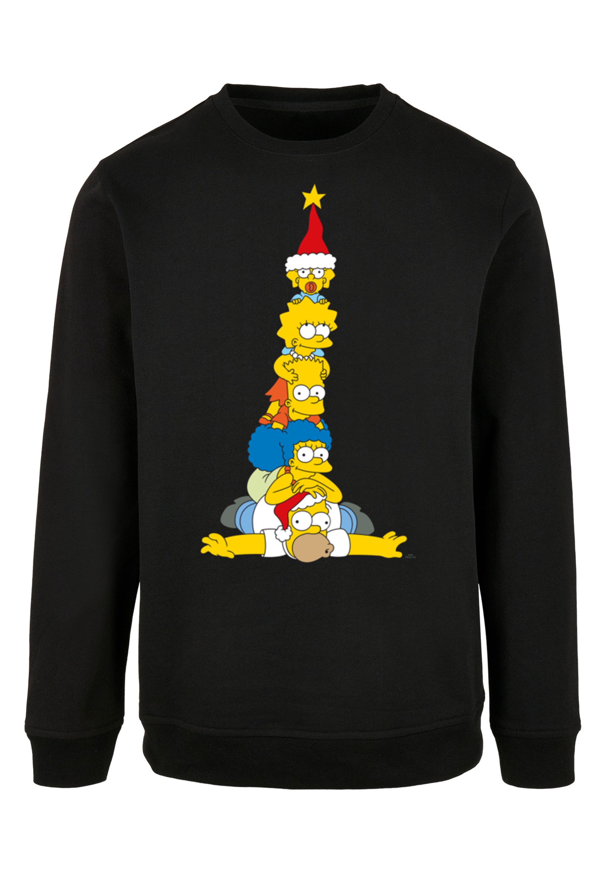 F4NT4STIC Weihnachtsbaum«, »The ▷ BAUR Family Christmas Kapuzenpullover Simpsons bestellen Print |
