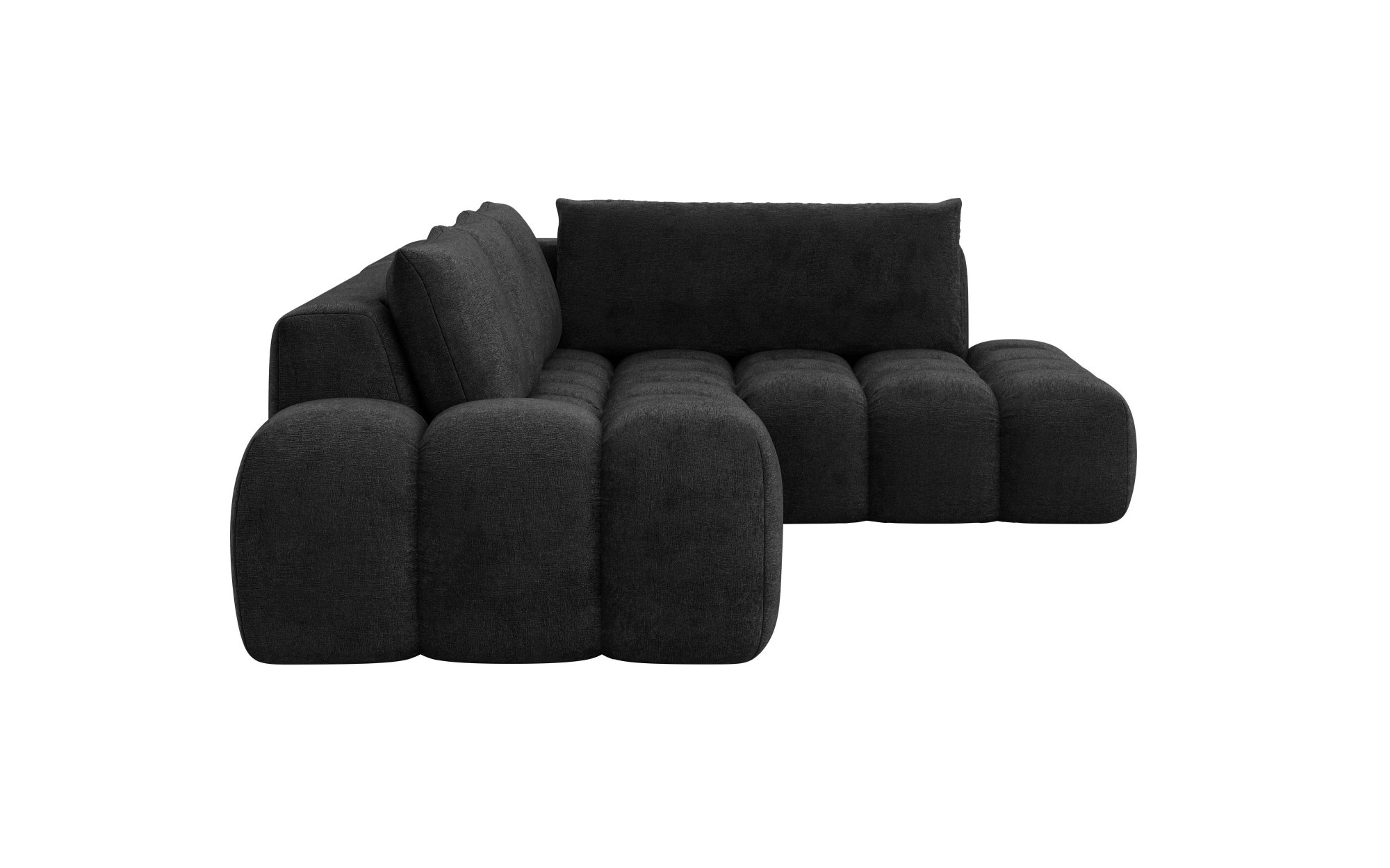INOSIGN Ecksofa »AZITA klein, L-Form, elegant und bequem Designsofa«, lose Rückenkissen, traumhafte Steppung, Maße B/T/H: 296/176,5/89 cm