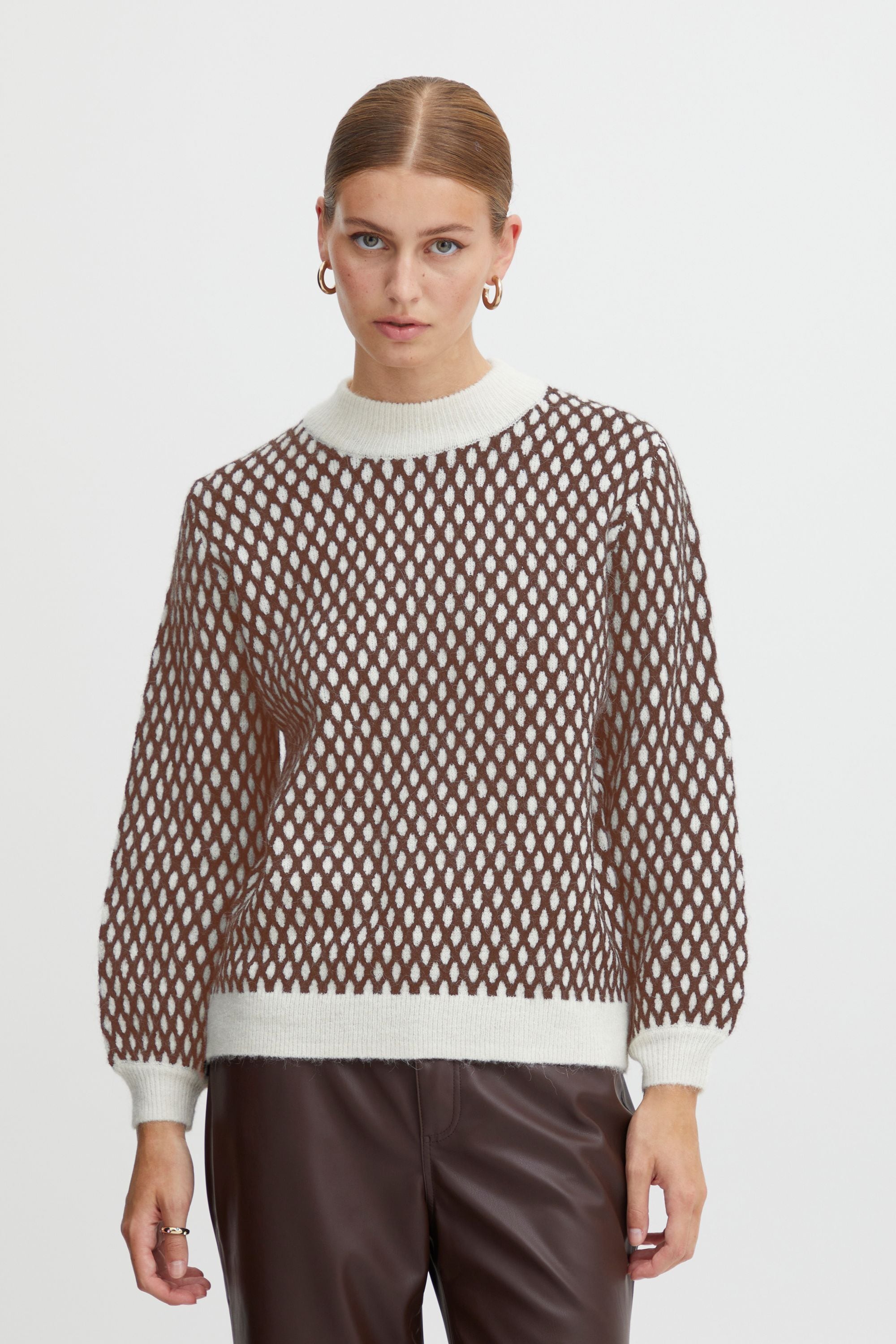 Ichi Strickfleece-Pullover »Strickpullover IHKamara«