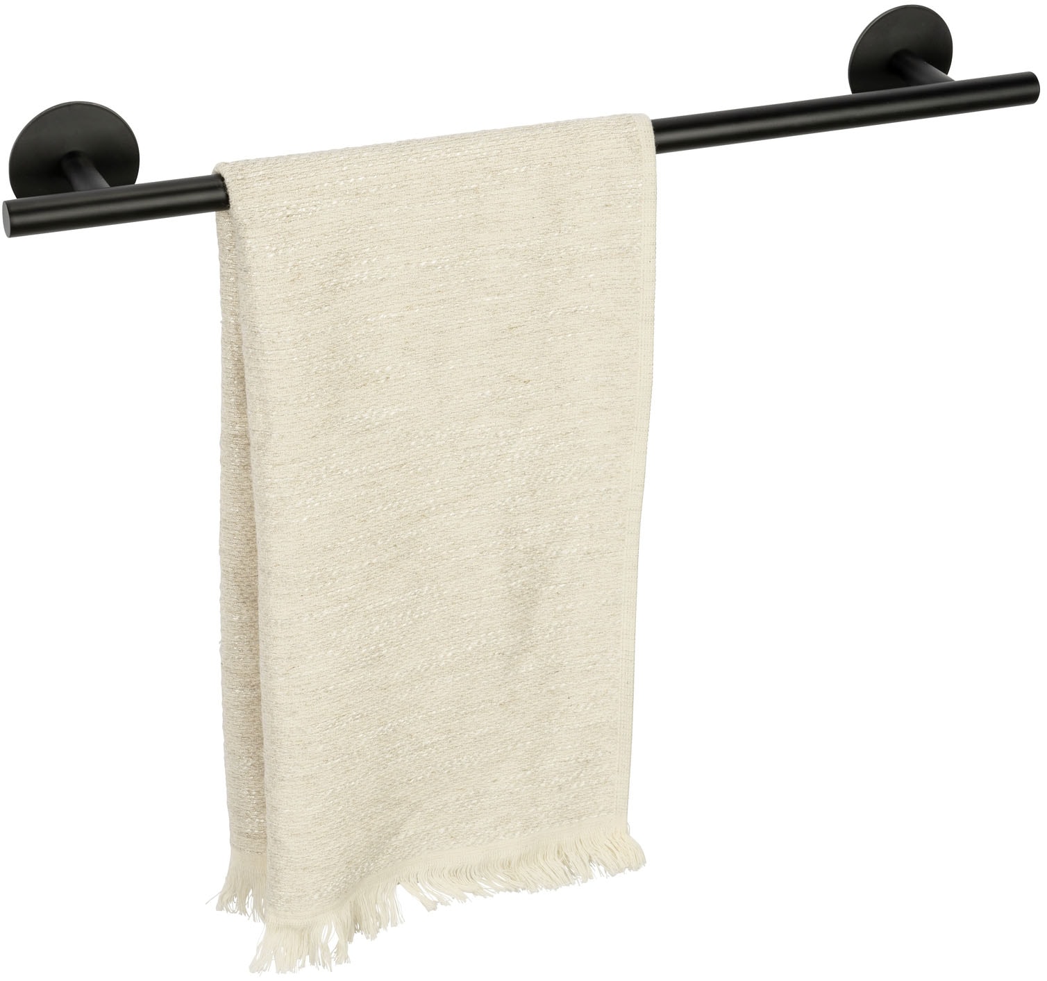 SCHÖNER WOHNEN-Kollektion Handtuchstange »»Uno Meleto««, Badetuchstange aus rostfreiem Edelstahl, zum Kleben oder Bohren, 60 cm