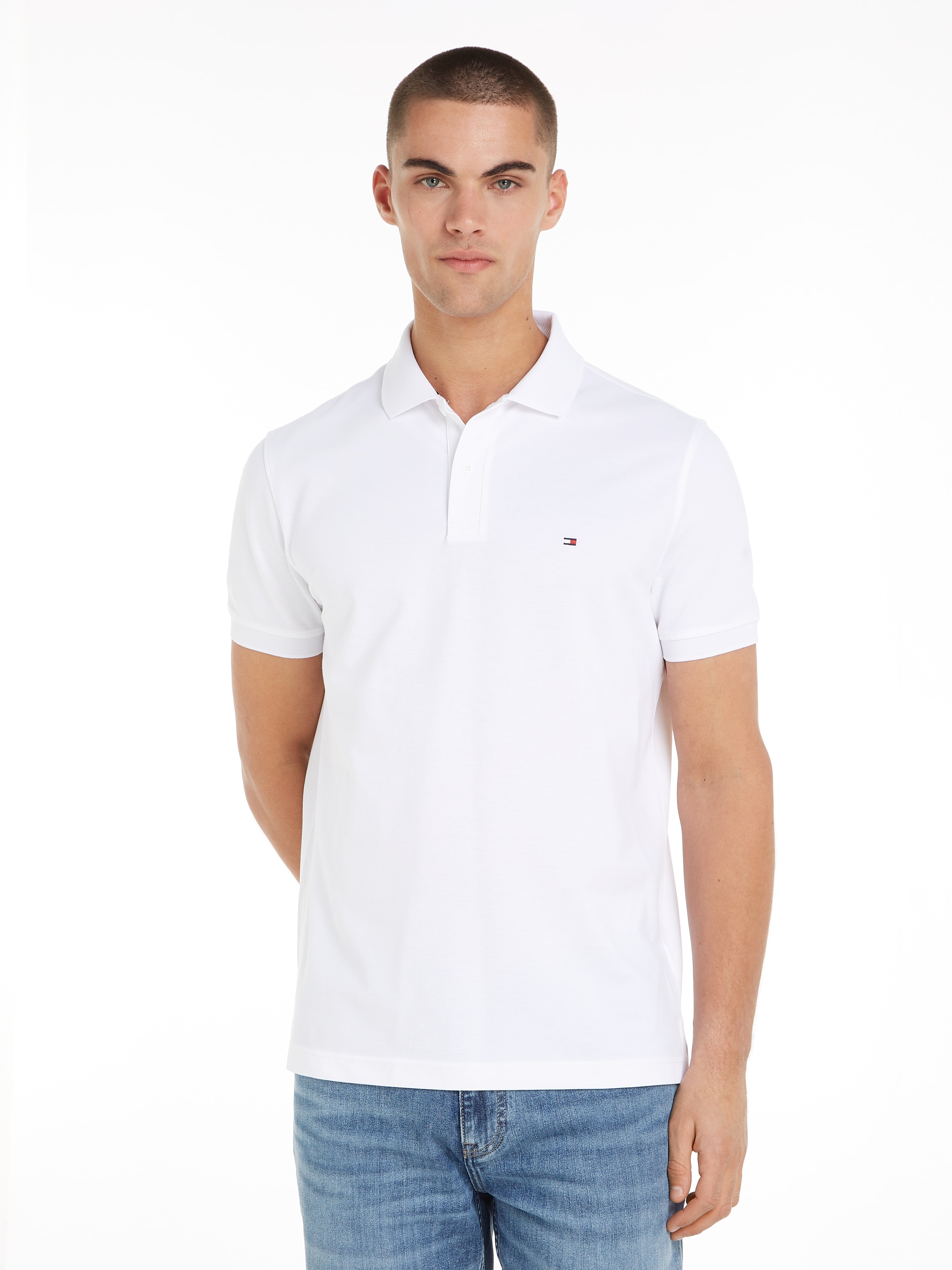 Tommy Hilfiger Poloshirt "PERFORMANCE PIQUE REG POLO", mit Streifenmuster günstig online kaufen