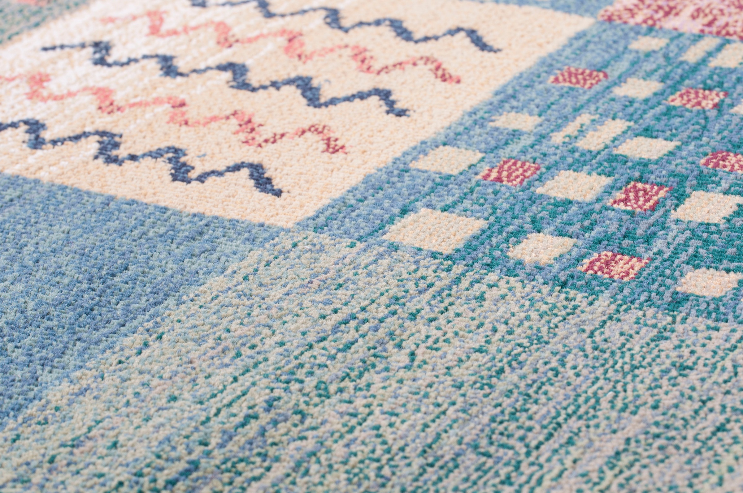 THEKO Teppich »Gabiro 2274«, rechteckig, 10 mm Höhe, Kurzflor, Patchwork Design, Wohnzimmer