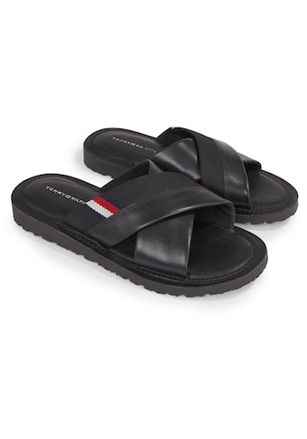 Pantolette »CORE HILFIGER LTH CRISS C SANDAL«