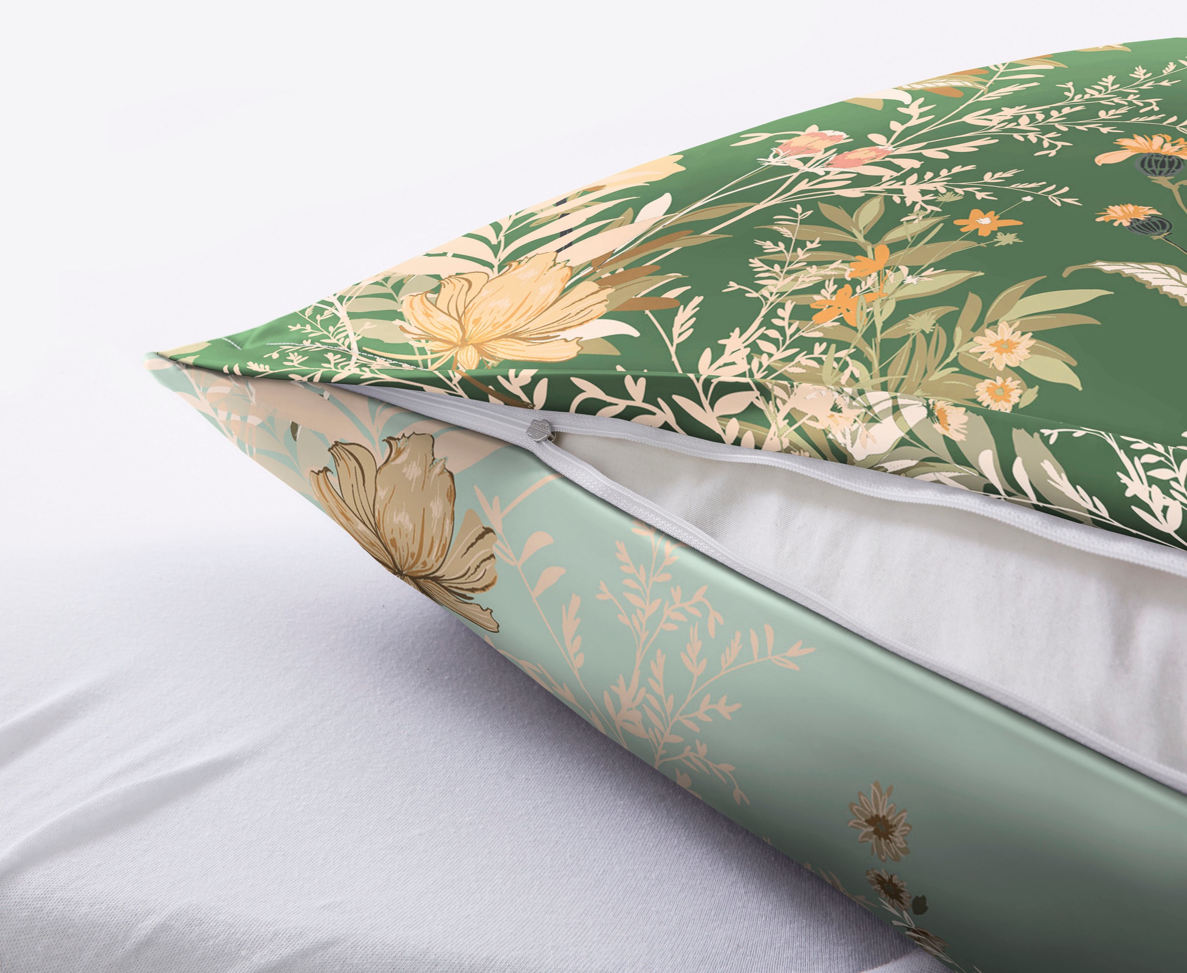 Thumbnail - Kleine Wolke Bettwäsche "Zahra" 2 Stk. tlg. mit floralem Print