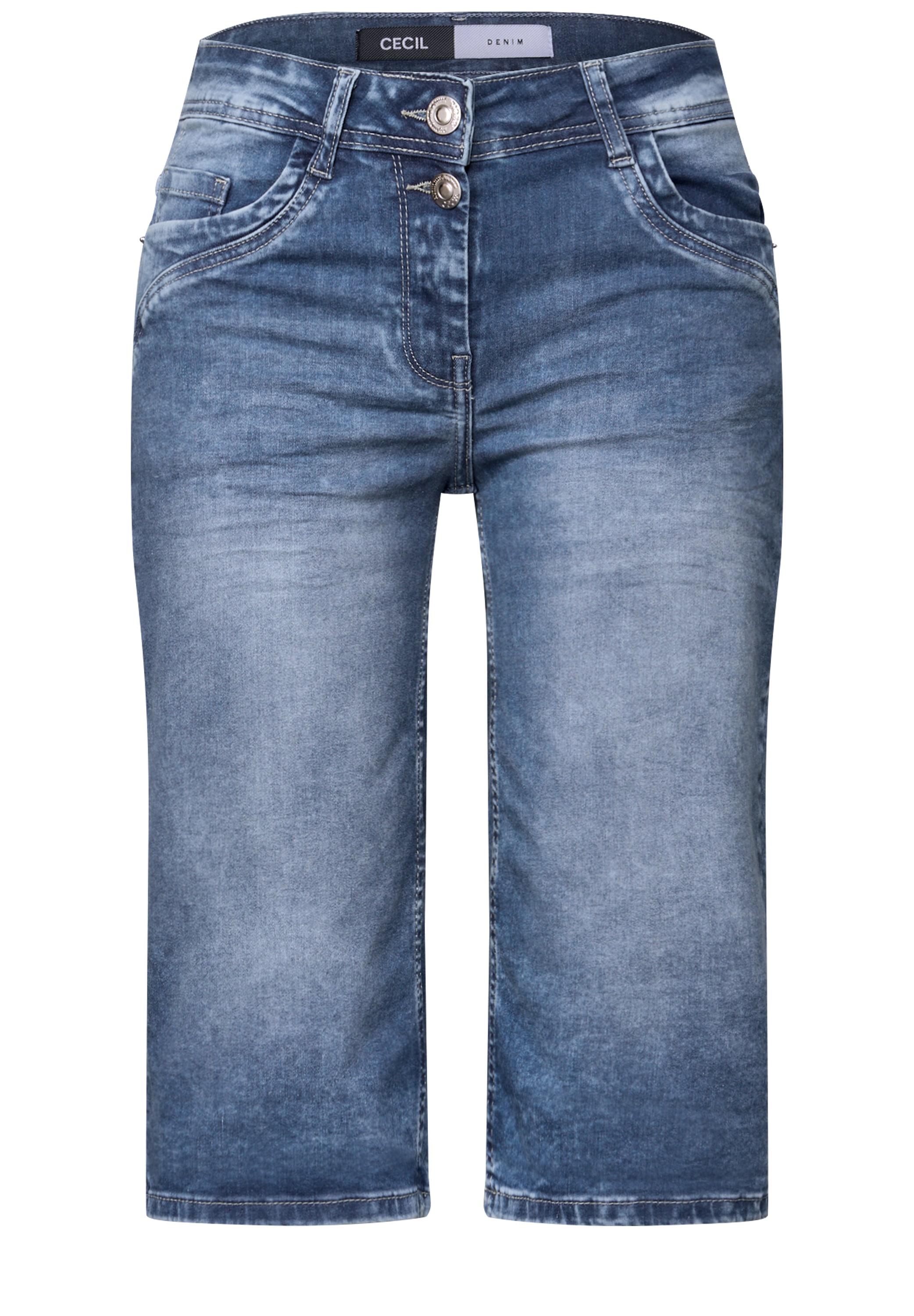 Cecil Slim-fit-Jeans, High Waist