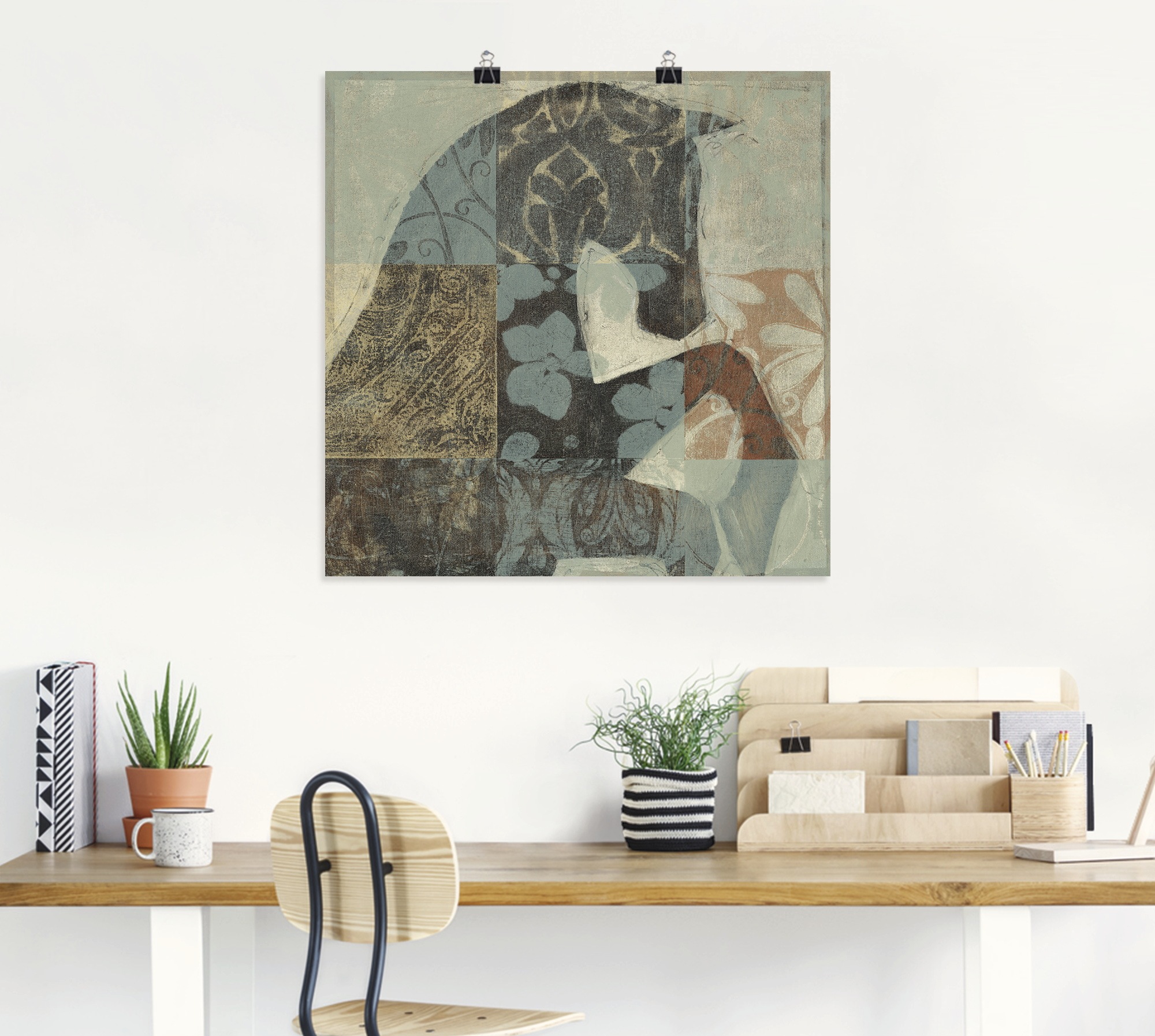 Artland Wandbild »Gemustertes Pferd II«, Haustiere, (1 St.), als Leinwandbild, Poster in verschied. Größen