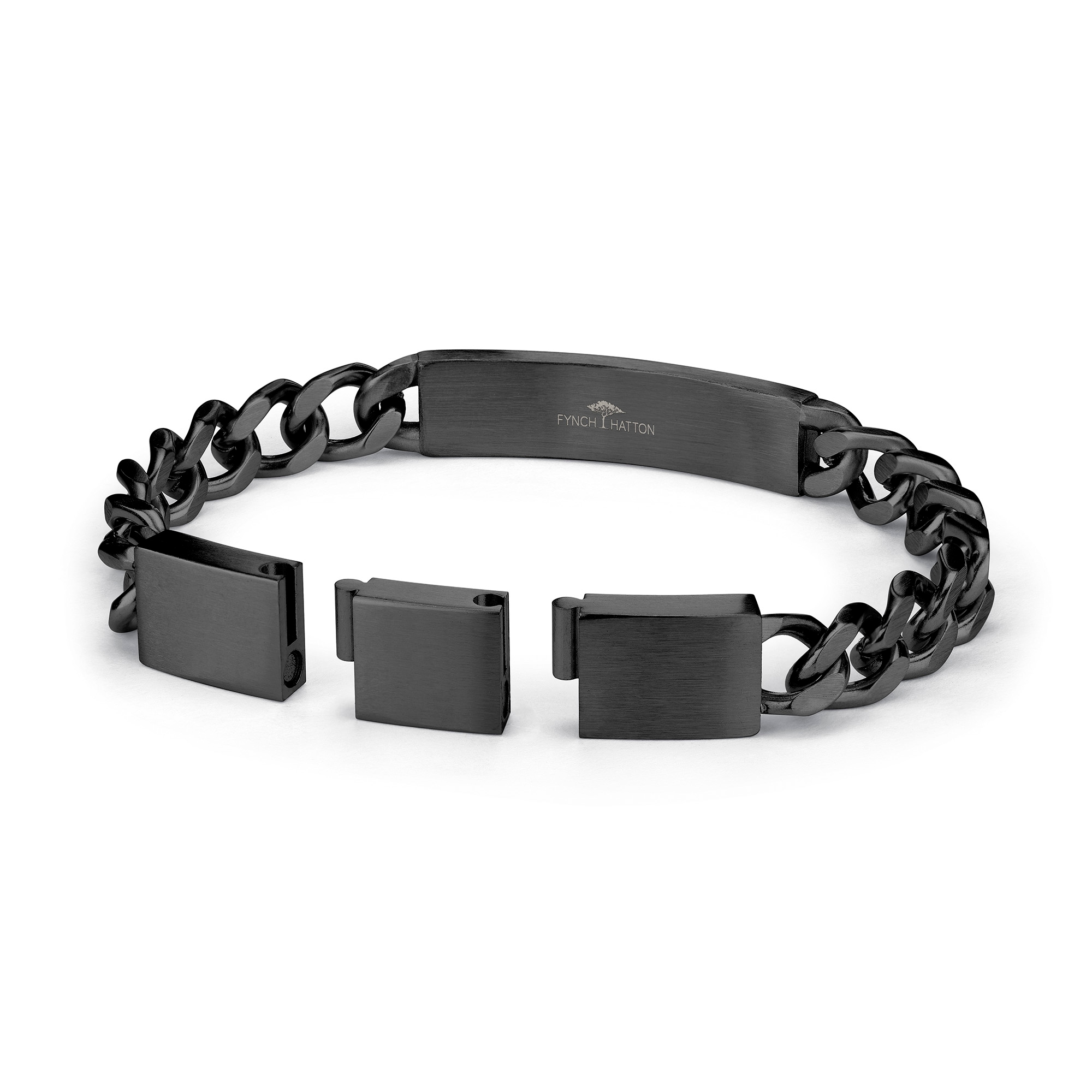 FYNCH-HATTON Armband »Schmuck Geschenk Edelstahl Armkette Curb Chain«