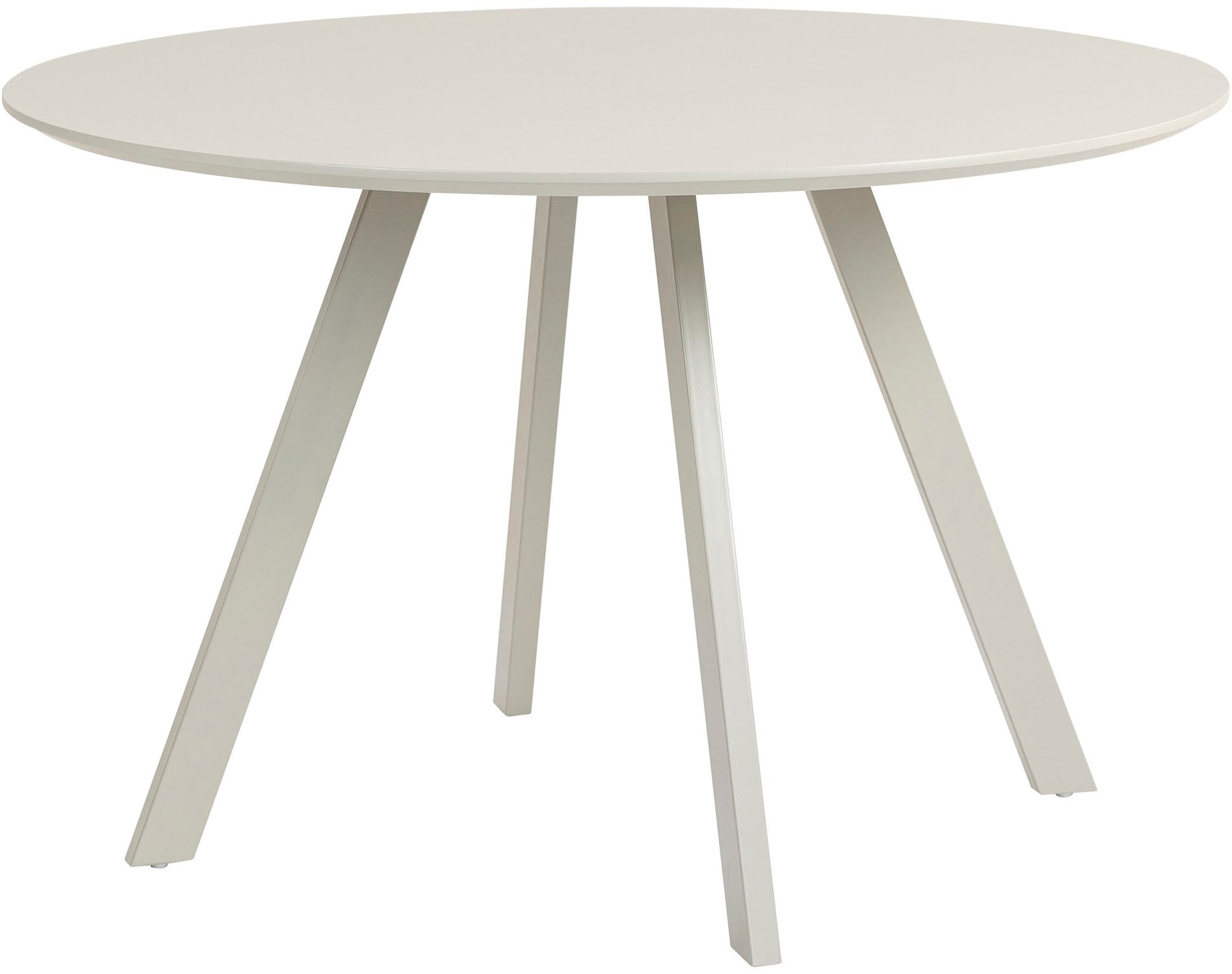 Duo Collection Essgruppe »Pina und Mila« Set, 5 Stk. tlg. Ø 120 cm, massives Metallgestell, Trendfarbe Kaschmir