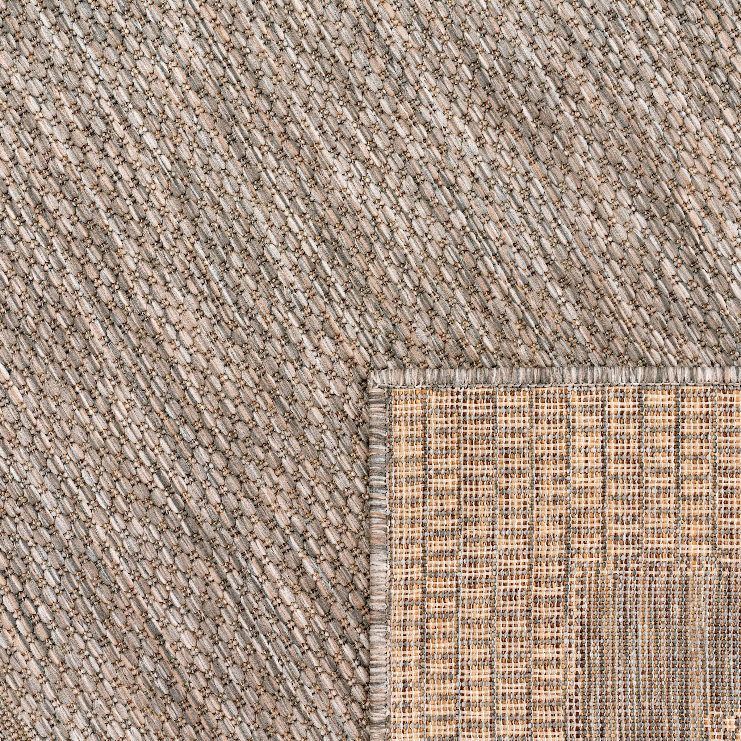 Paco Home Teppich »Roma 272«, rechteckig, Flachgewebe, meliert, mit dezenter  Bordüre, In- und Outdoor geeignet auf Rechnung | BAUR