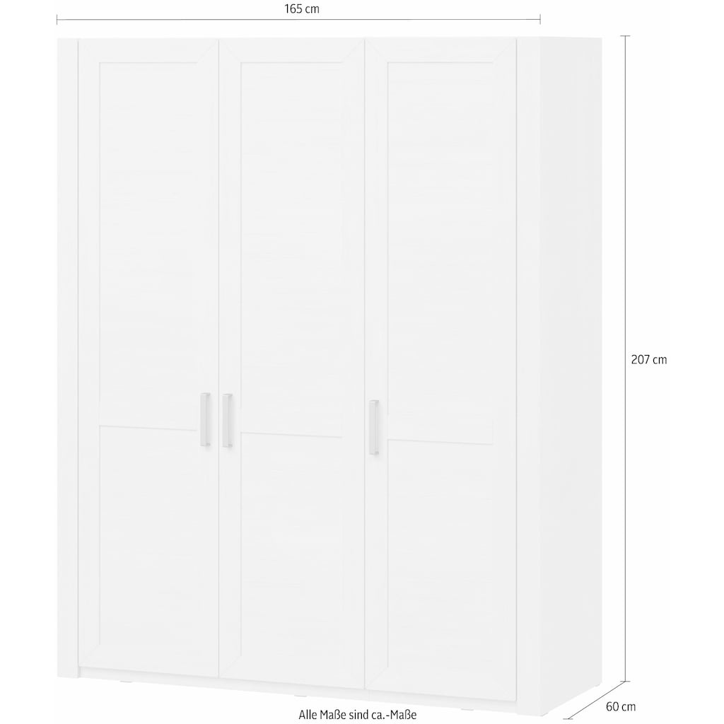 set one by Musterring Drehtürenschrank »Oakland«, Typ 74, Pino Aurelio, 3-türig im Landhausstil