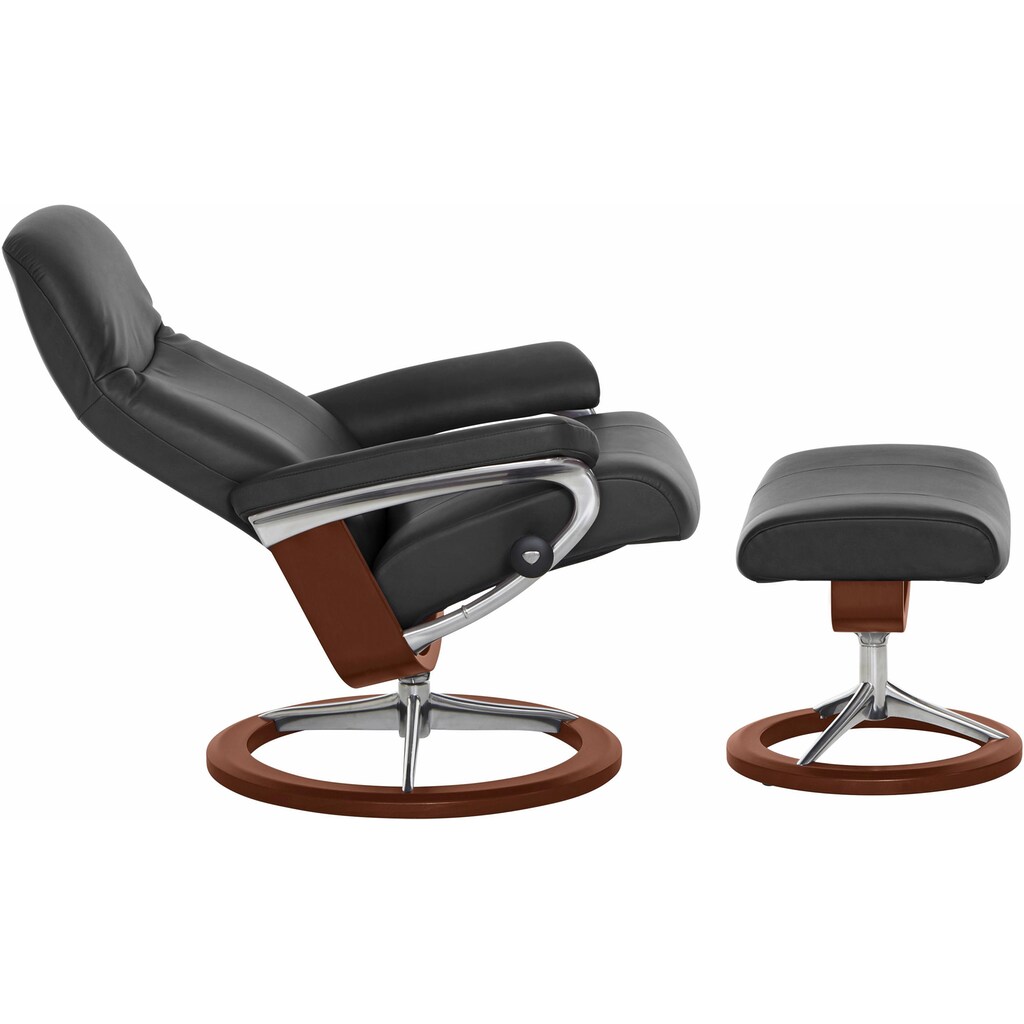 Stressless® Relaxsessel »Garda«, (Set, Relaxsessel mit Hocker)