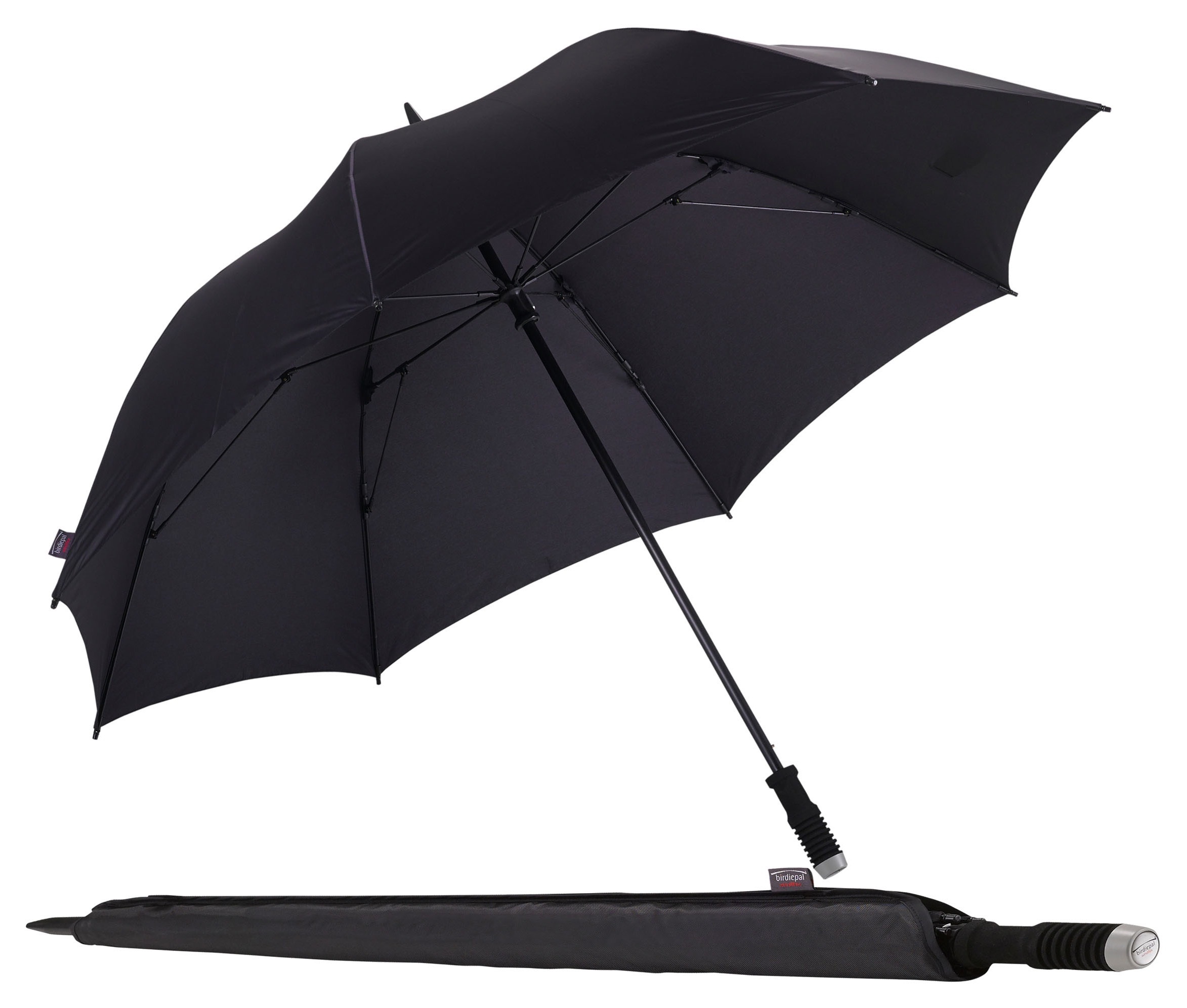 EuroSCHIRM Partnerschirm "birdiepal windflex", Regenschirm für Zwei, mit extra großem Dach und Windflex-System