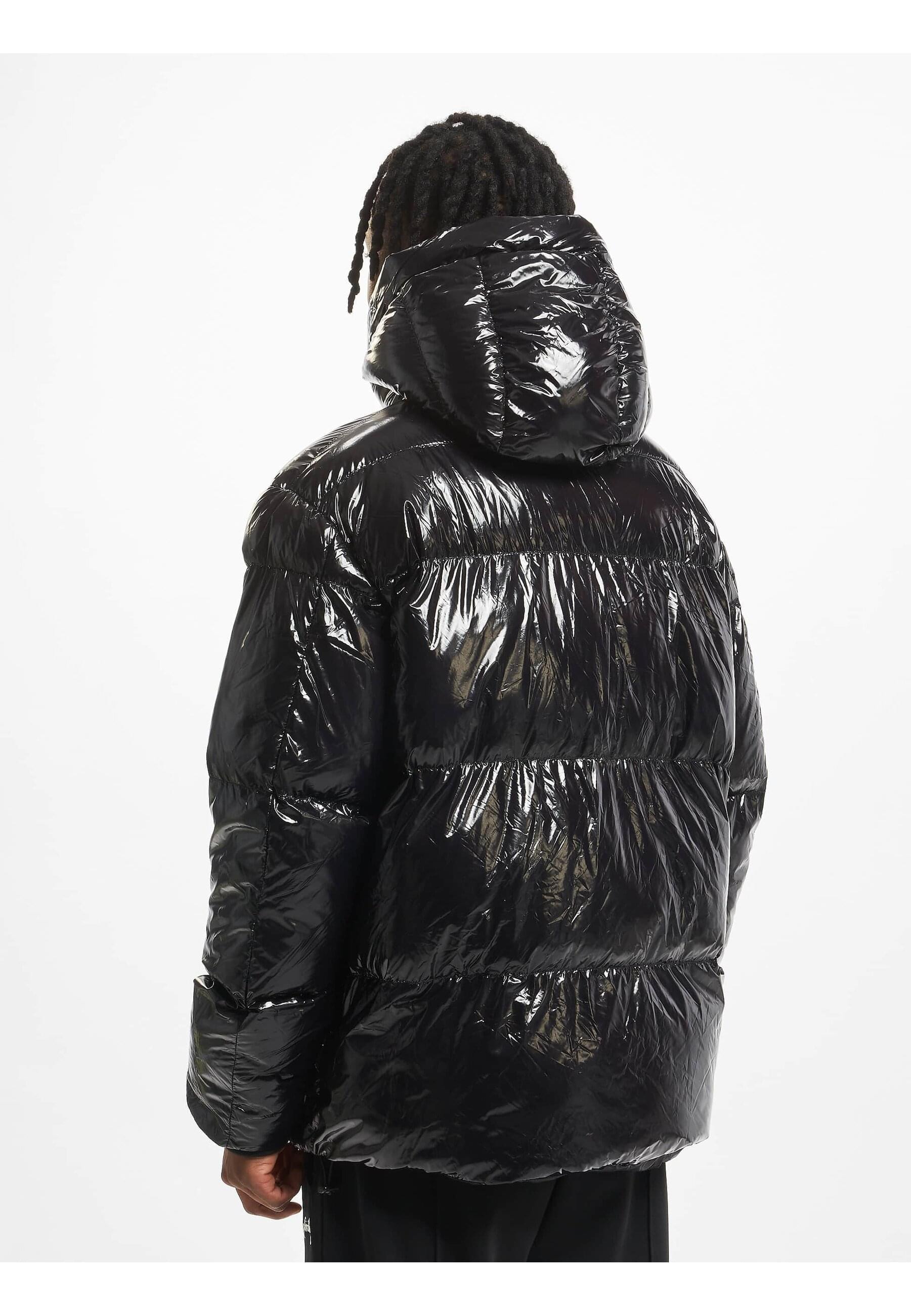 DEF Winterjacke »DEF Herren DEF Shiny Pufferjacket«, (1 St.), mit Kapuze