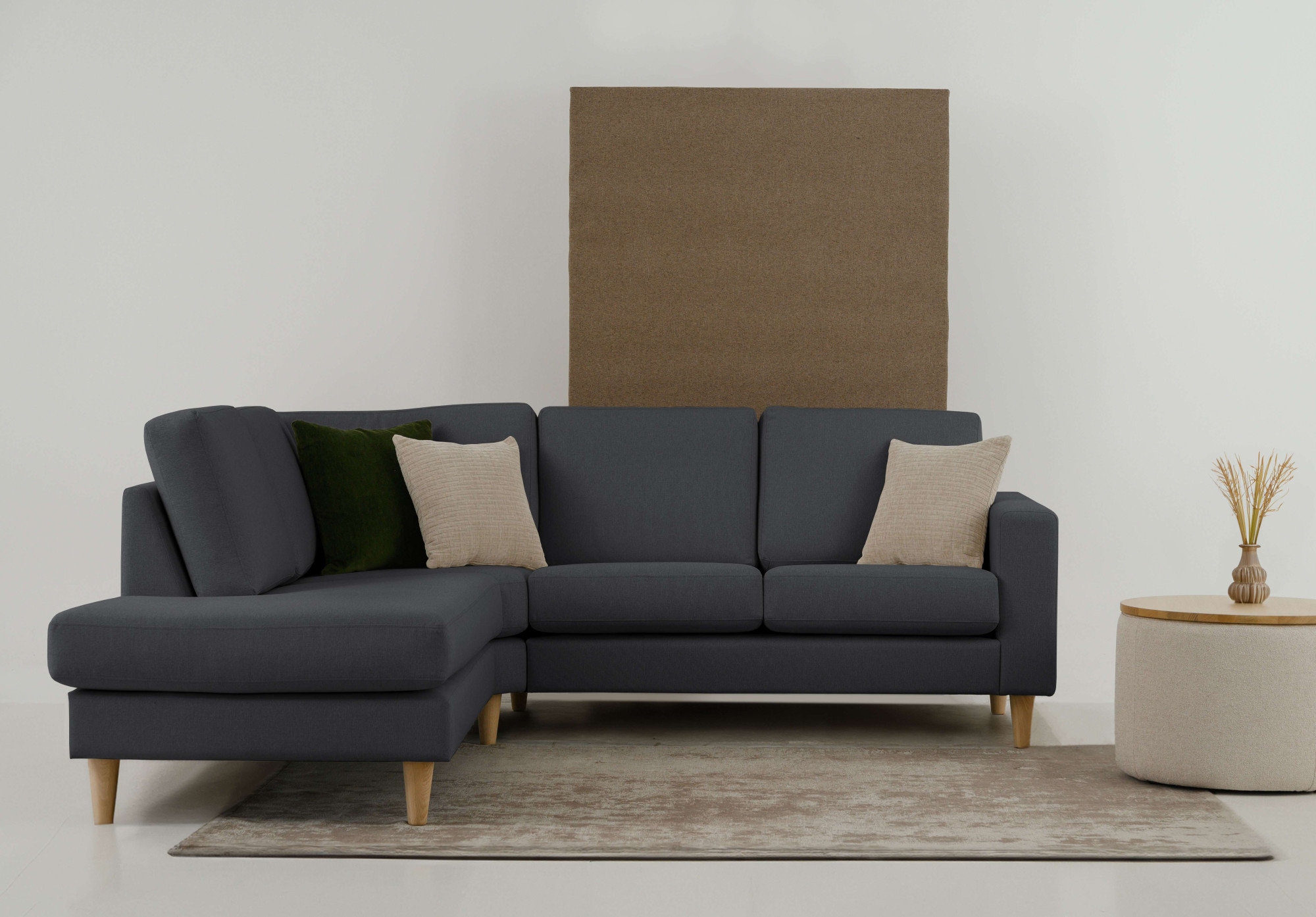 OTTO home Ecksofa "Tvinno" im skandinavischen Stil, L-Form, mit Massivholzf günstig online kaufen