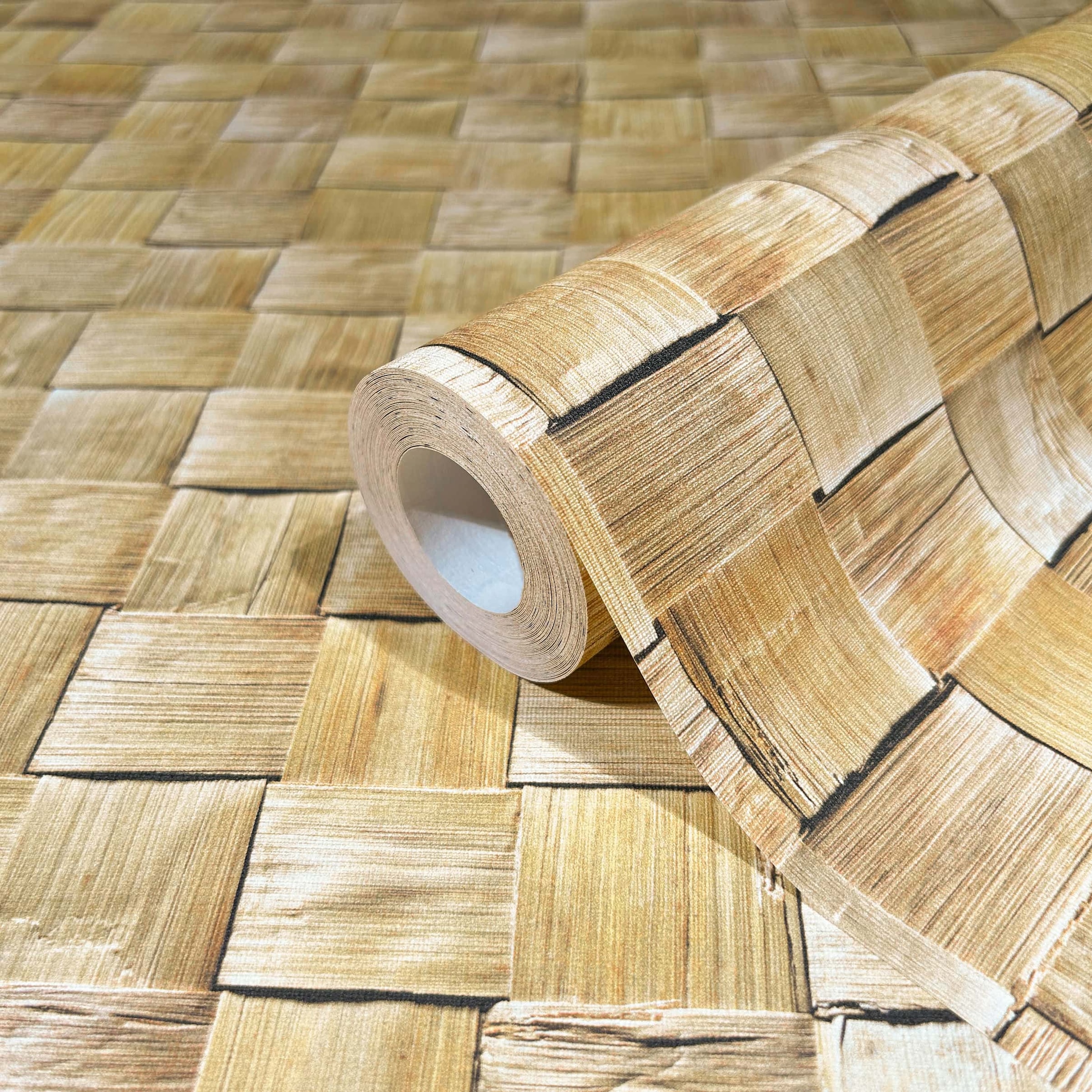 Marburg Vliestapete »Tapete Wooden Panels«, Holz, moderne Vliestapete für Wohnzimmer Schlafzimmer Küche