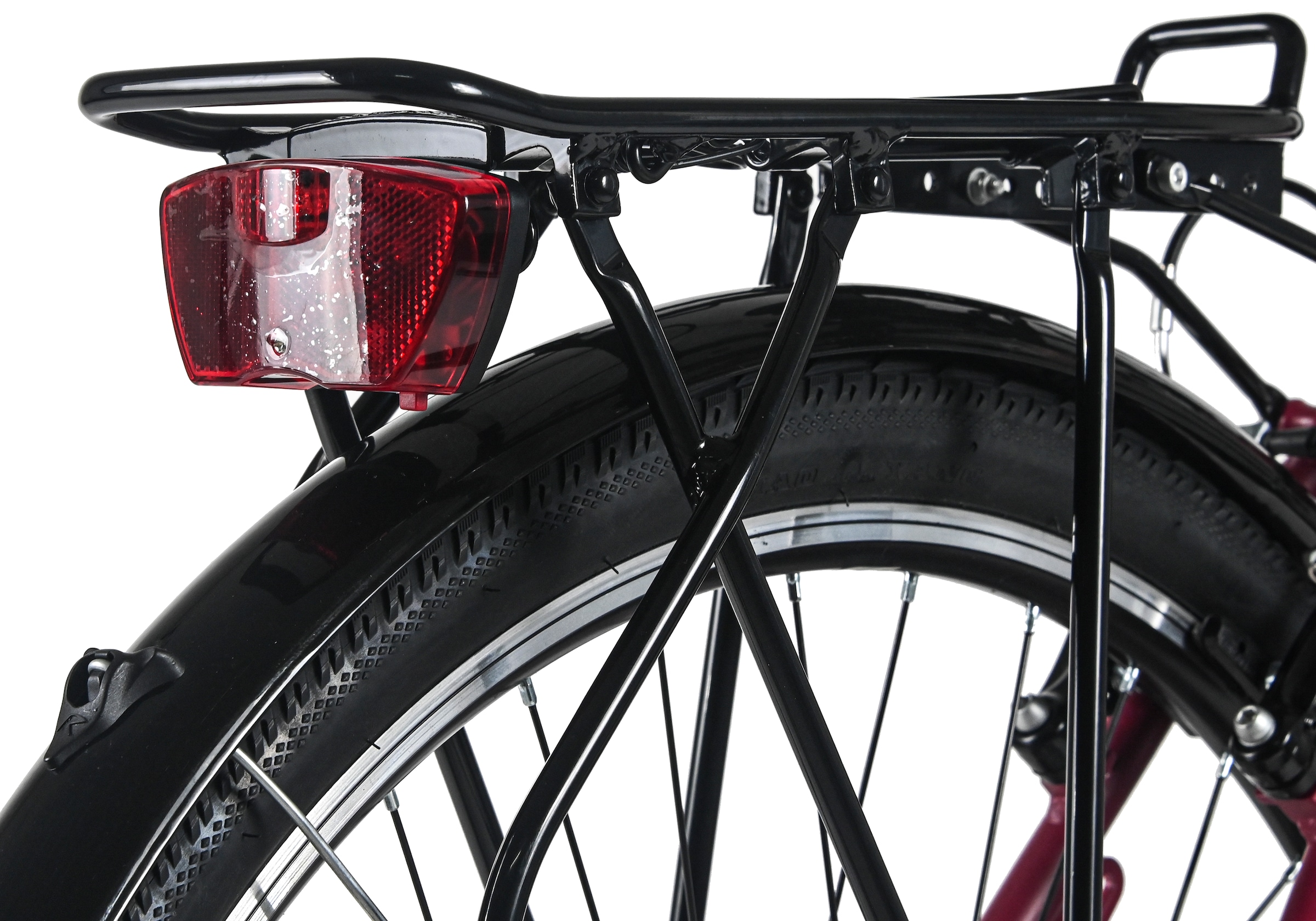 Dacapo Trekkingrad »Damen 28'' Ravenna 50 Rot  21 Gänge RH 48 cm« 21 Gang Shimano Tourney Schaltwerk Kettenschaltung