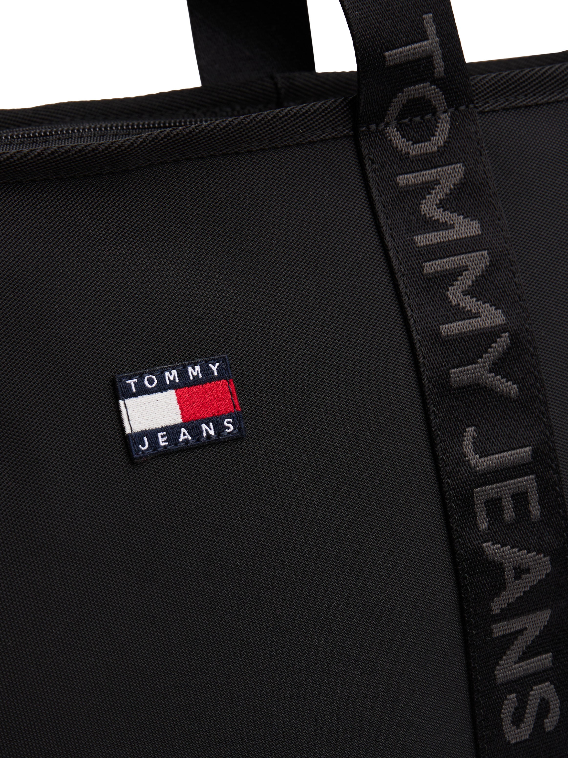 Tommy Jeans Tragetasche »TJW DAILY TOTE«, Damen Umhängetasche, Schultertasche mit logobedrucktem Trageriemen
