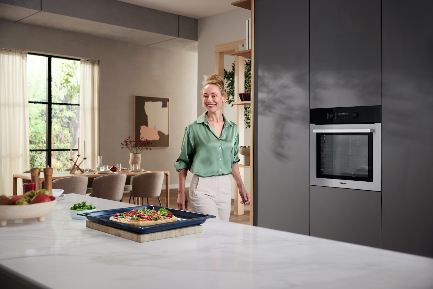 Miele Pyrolyse Backofen H 2000 »H 2761 BP« mit Vollauszug mit Pyrolyse-Selbstreinigung Geringster Reinigungsaufwand dank Pyrolyse sowie per WLAN vernetzbar