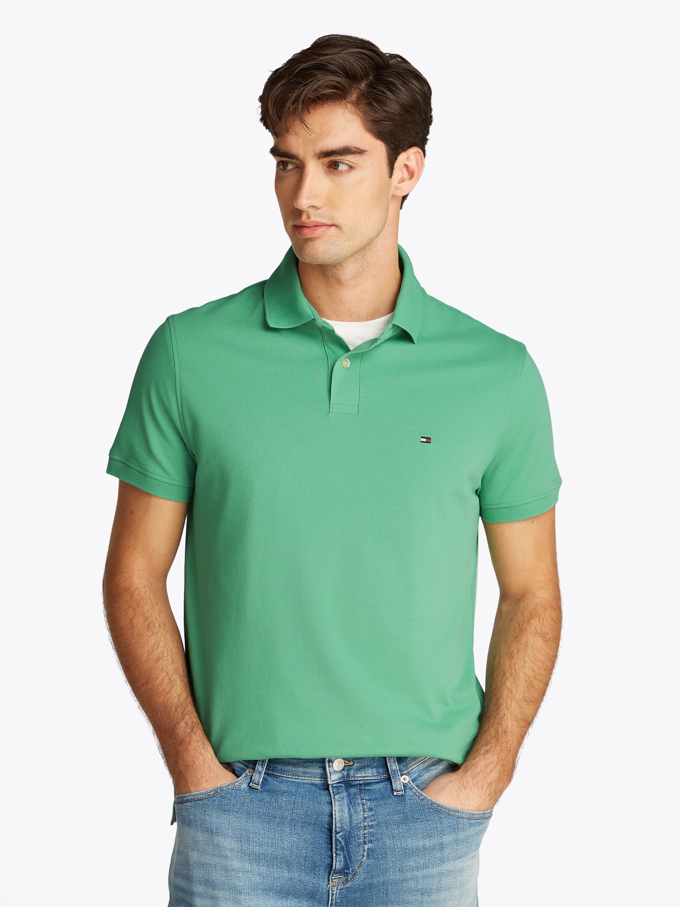 Tommy Hilfiger Poloshirt »1985 REGULAR POLO«, aus hochwertiger Baumwoll-Piqué-Qualität