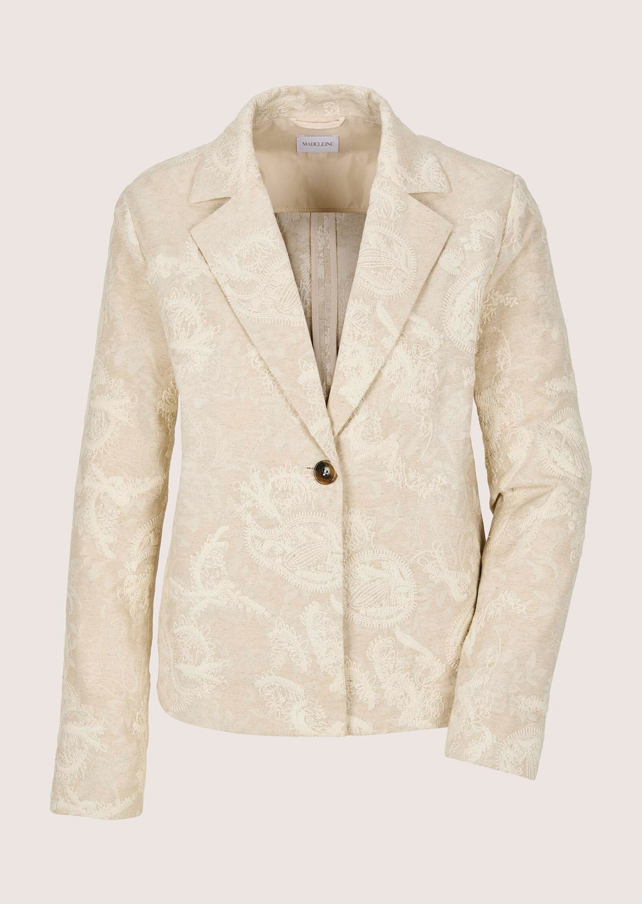 MADELEINE Jackenblazer "Blazer Kurzblazer mit edler Stickerei" edel bestick günstig online kaufen