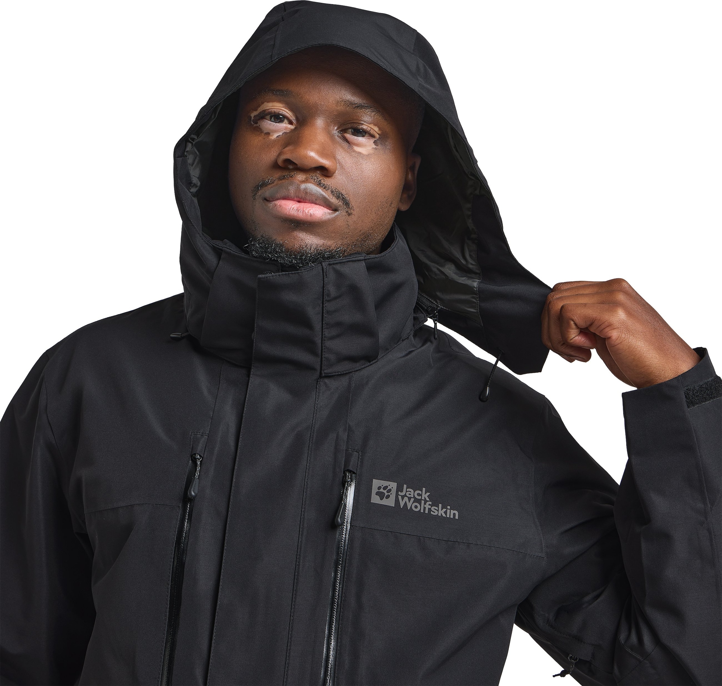 Jack Wolfskin Funktionsjacke »JASPER 2L JKT M«, mit Kapuze